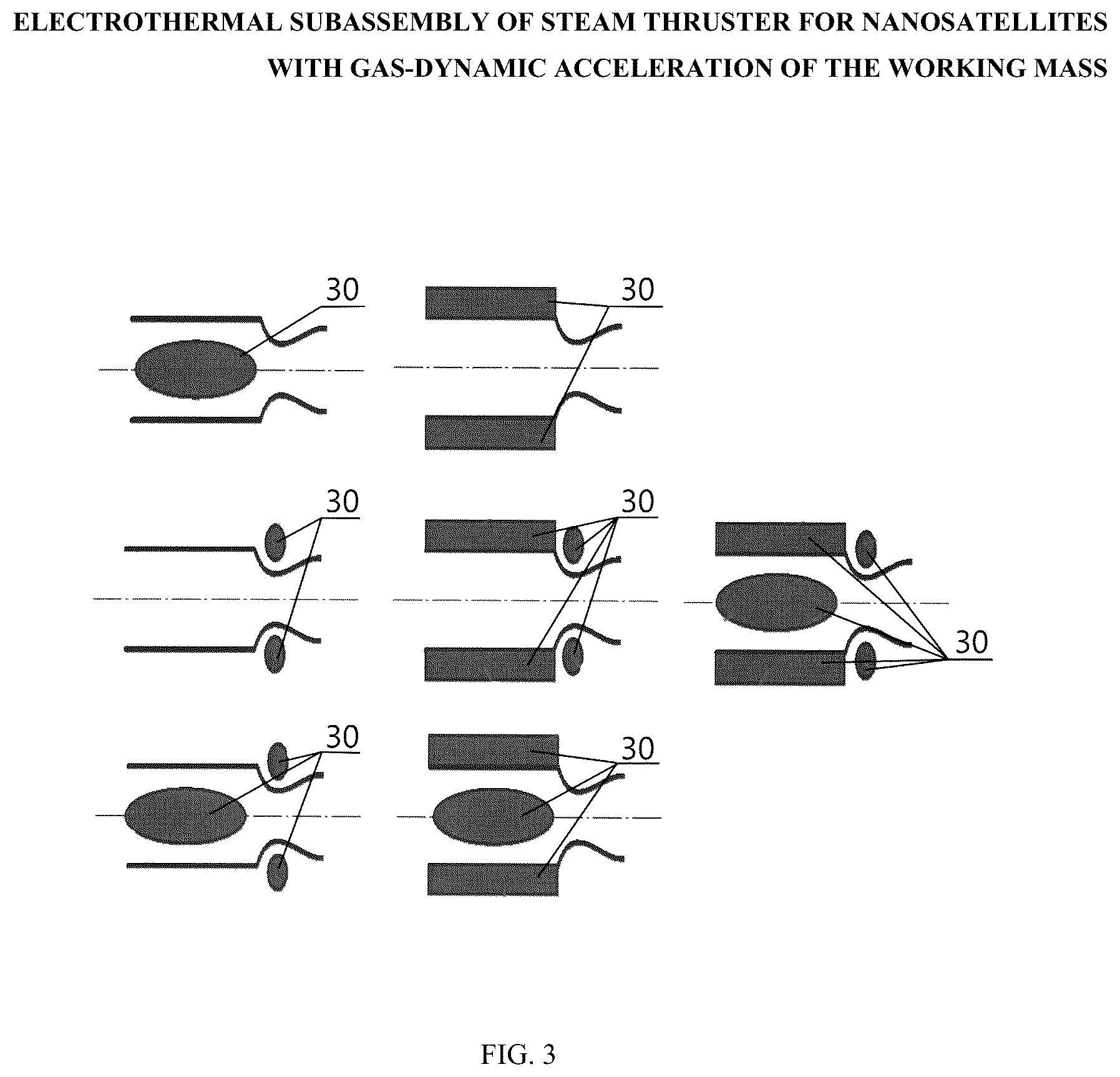 Patent US12320340 Figure 3 – Electrothermal subassembly of steam thruster for nanosatellites