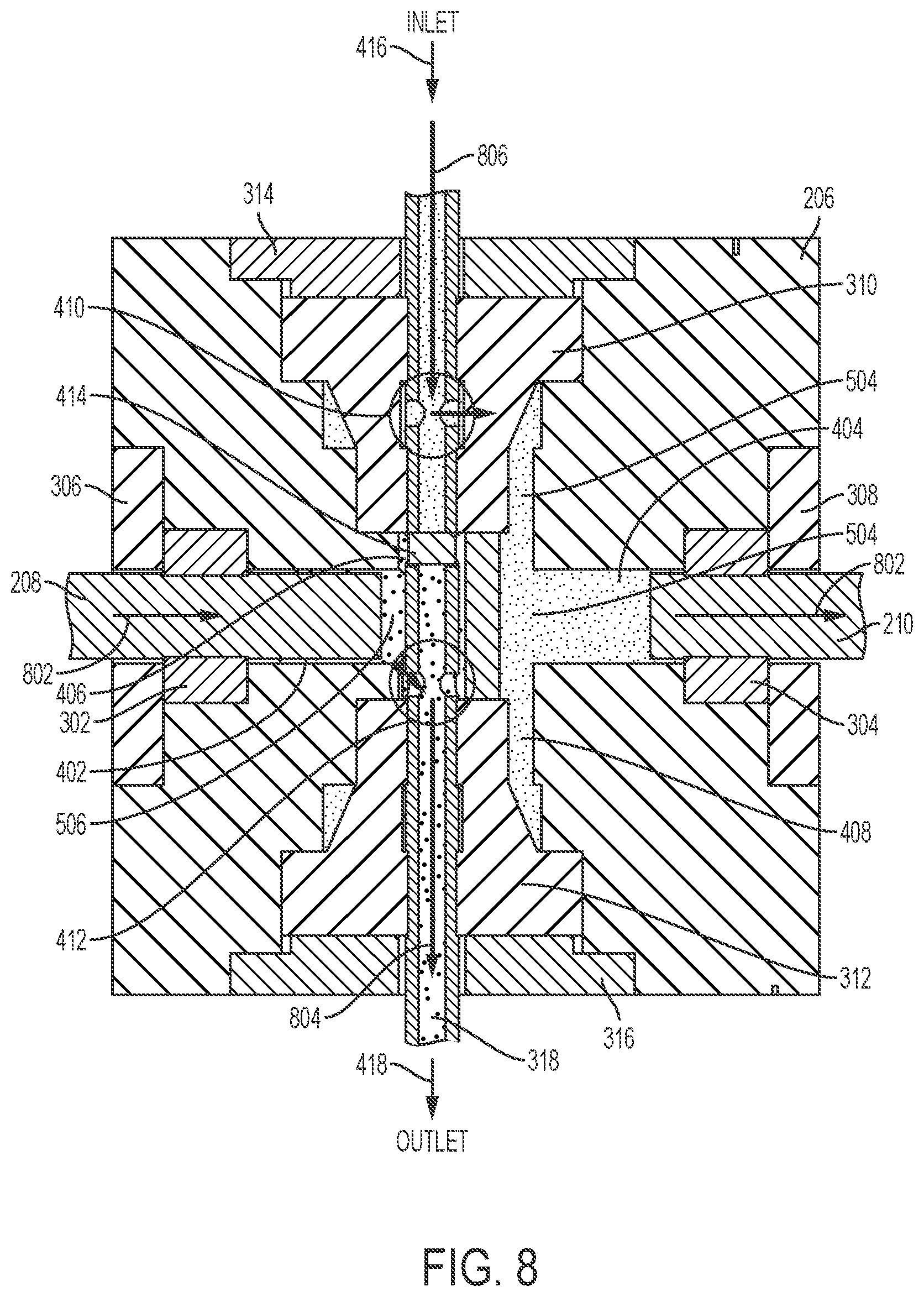 Patent US12320341 Figure 8 – Micro piston pump