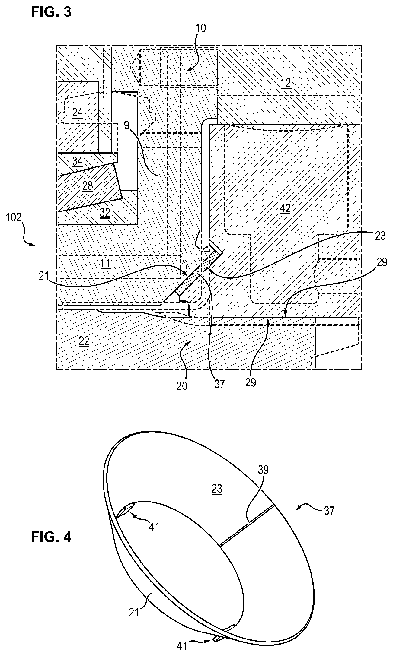 Patent US12320342 Figure 3 – Hydraulic machine comprising bearings for supporting the rotating component