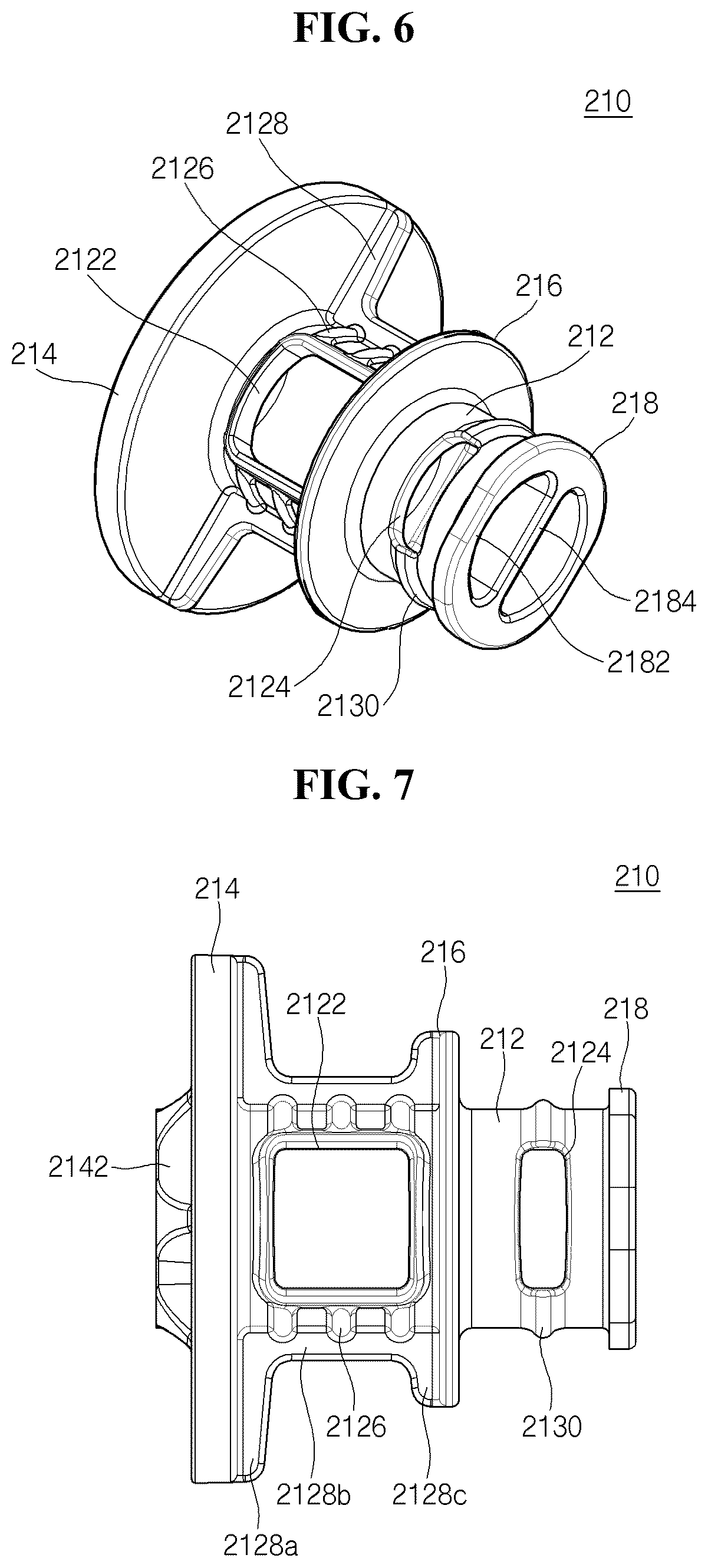 Patent US12320346 Figure 5 – Linear compressor intake muffler arrangement with communication hole