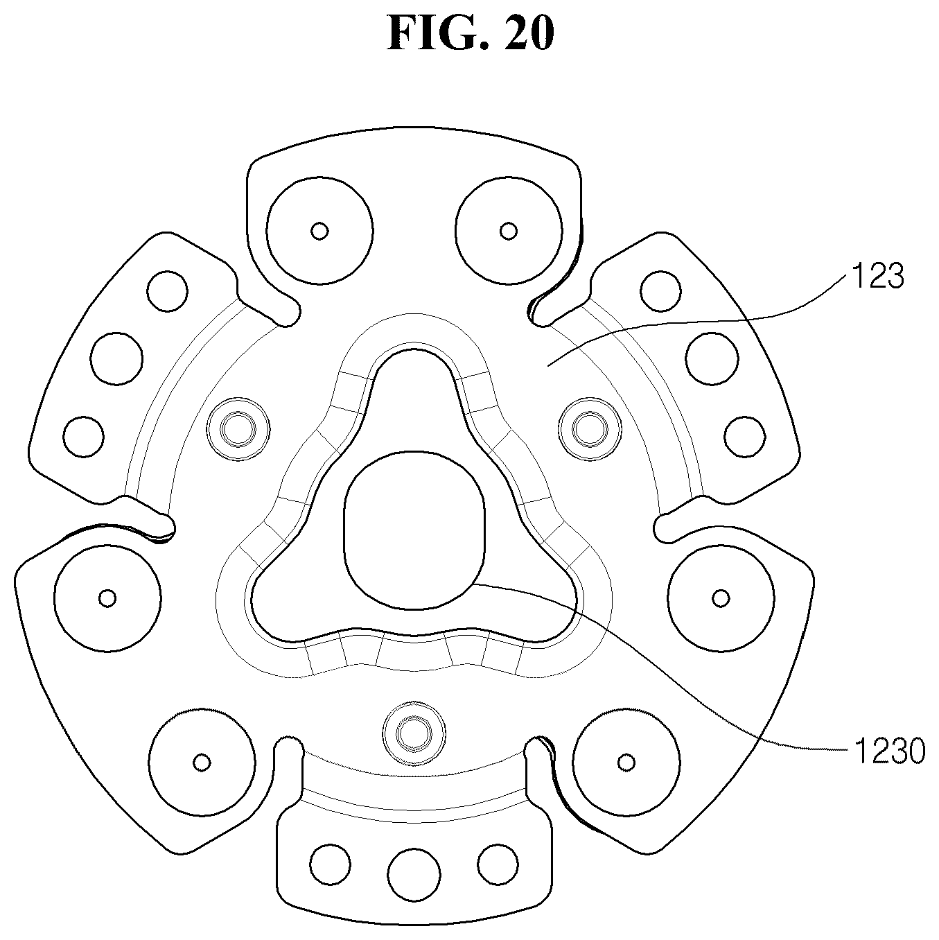 Patent US12320346 Figure 15 – Linear compressor intake muffler arrangement with communication hole