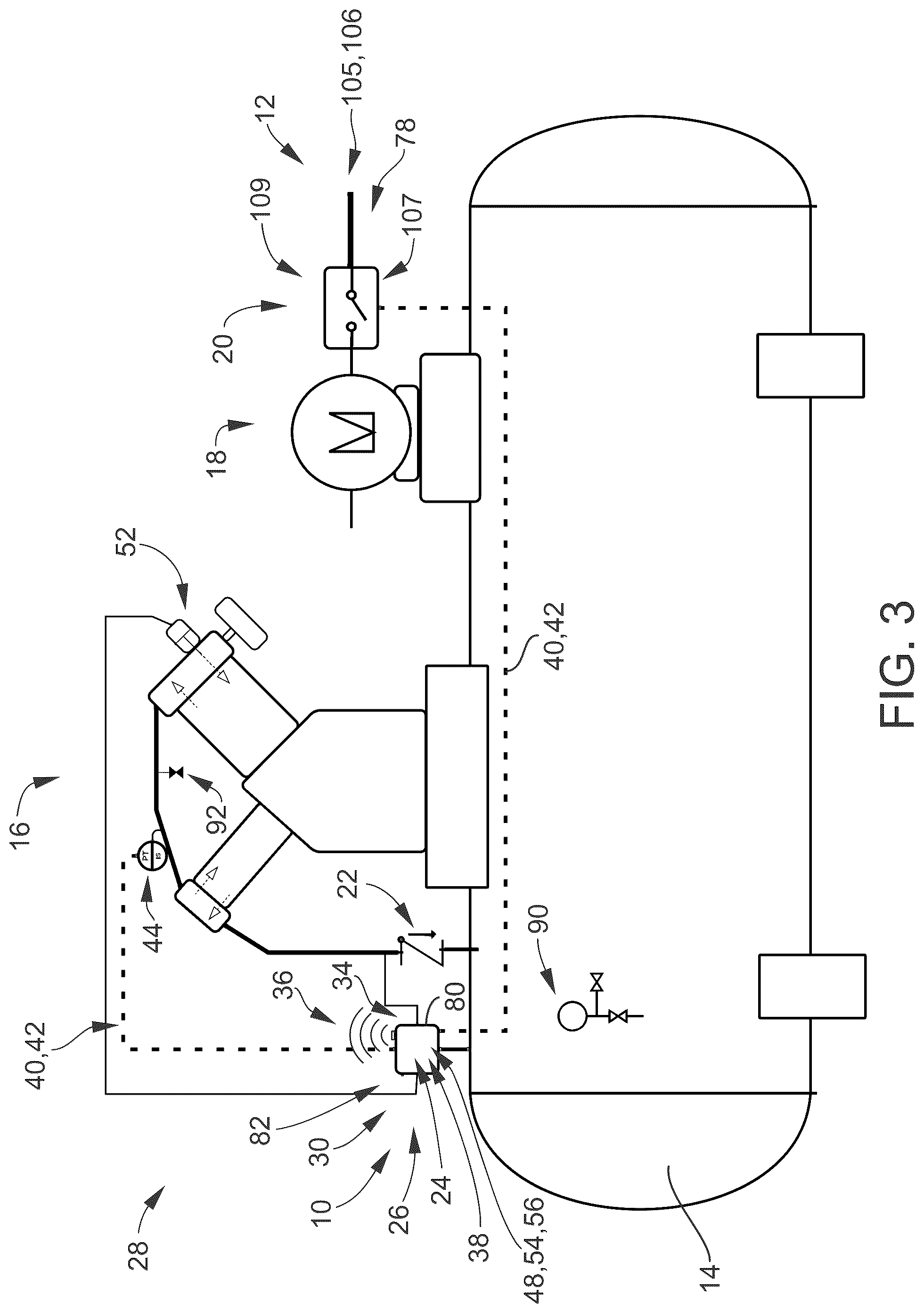 Patent US12320347 Figure 3 – Intelligent controller for a reciprocating air compressor and methods of use thereof