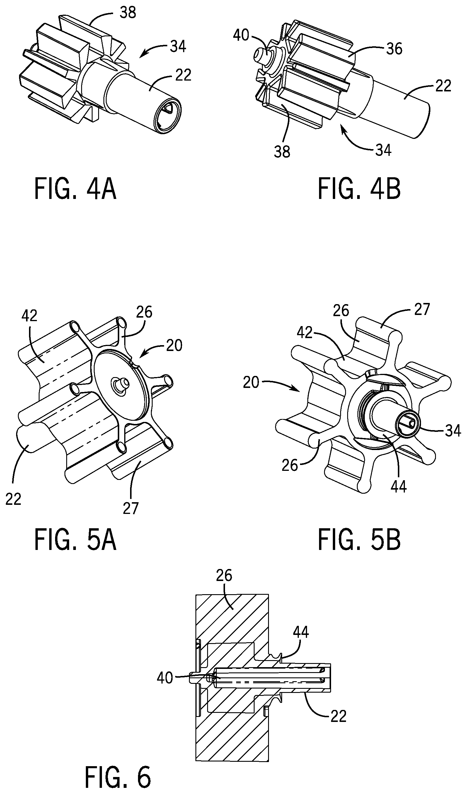 Patent US12320351 Figure 3 – Flexible impeller pump for flowable food product
