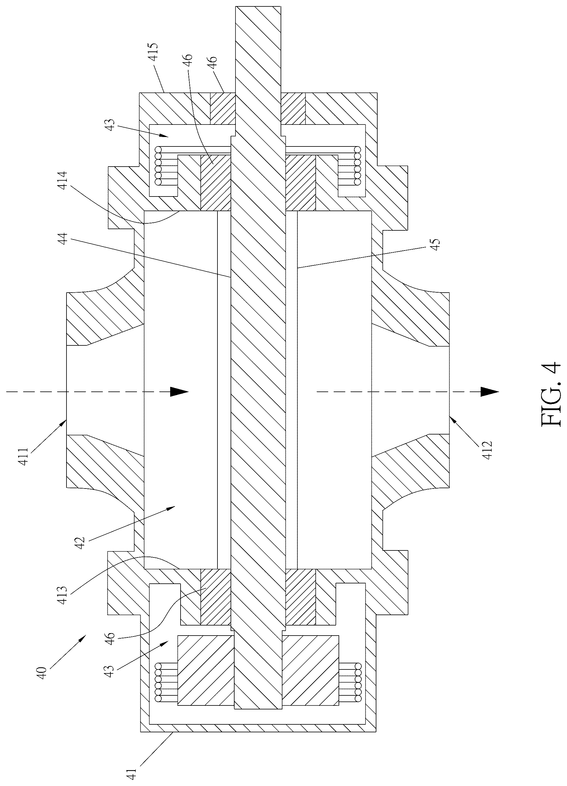 Patent US12320353 Figure 4 – Vacuum system having condenser and root vacuum pump set