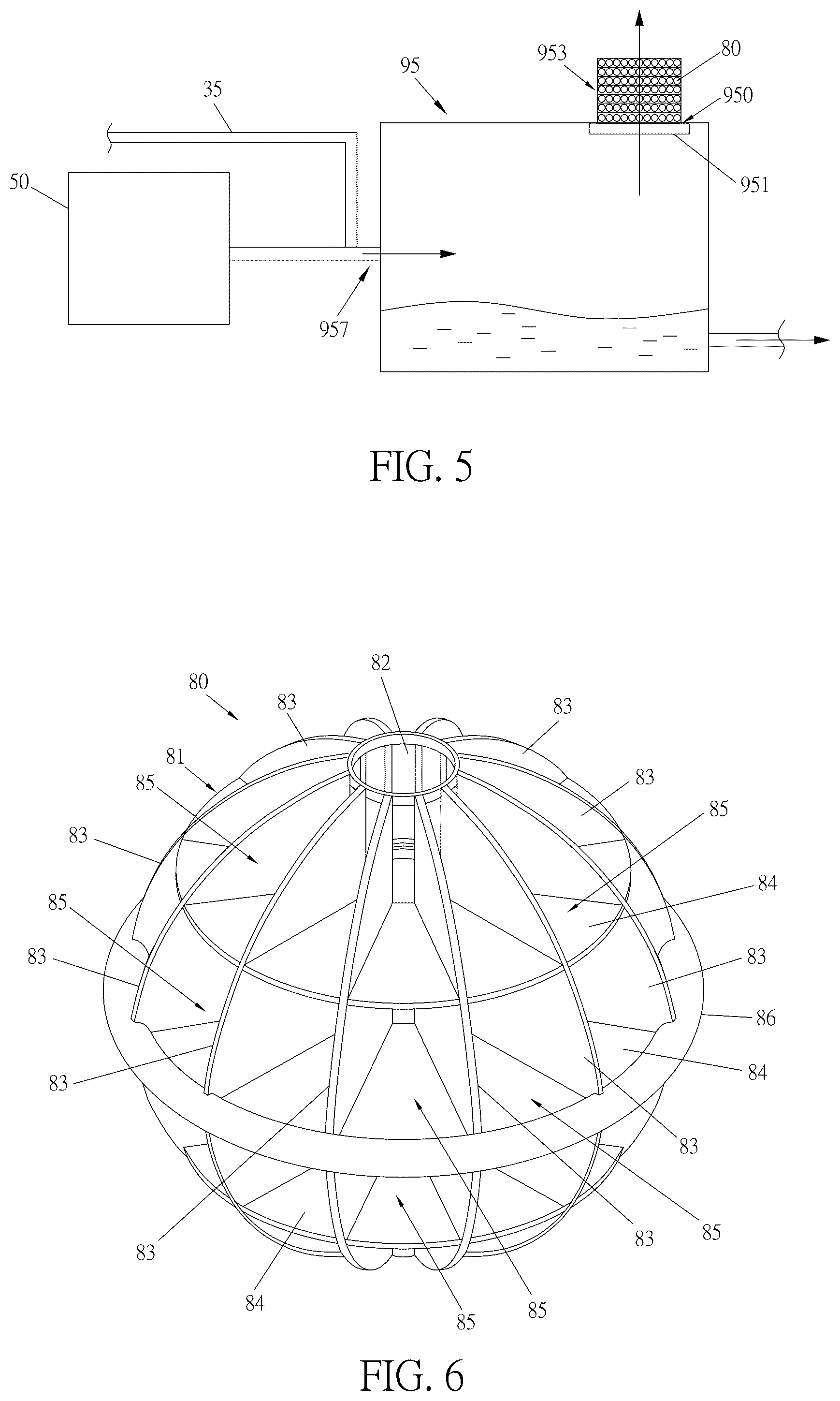 Patent US12320353 Figure 5 – Vacuum system having condenser and root vacuum pump set