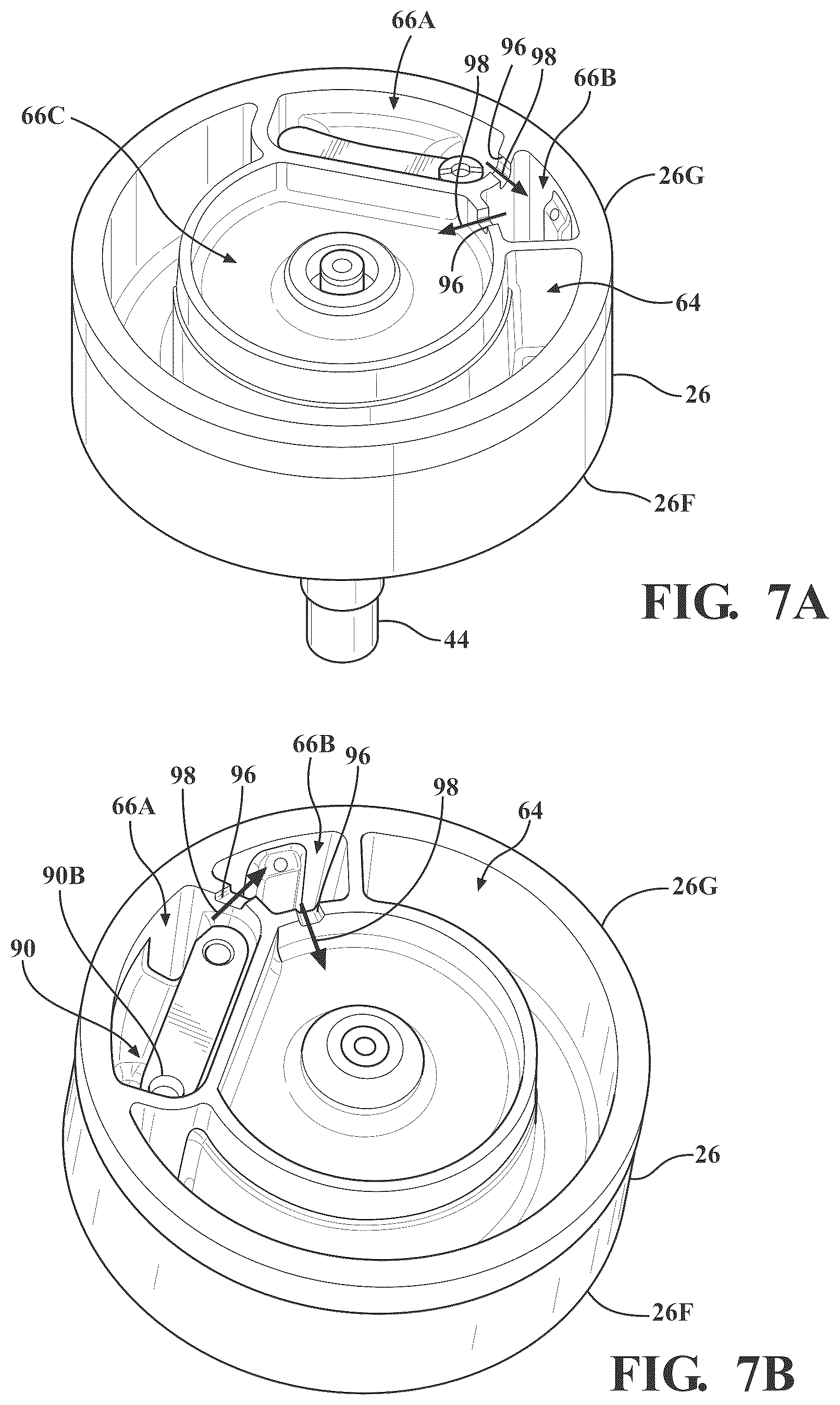 Patent US12320354 Figure 8 – Compression device having integrated discharge chamber(s) and compressor with compression device having integrated discharge chamber(s)