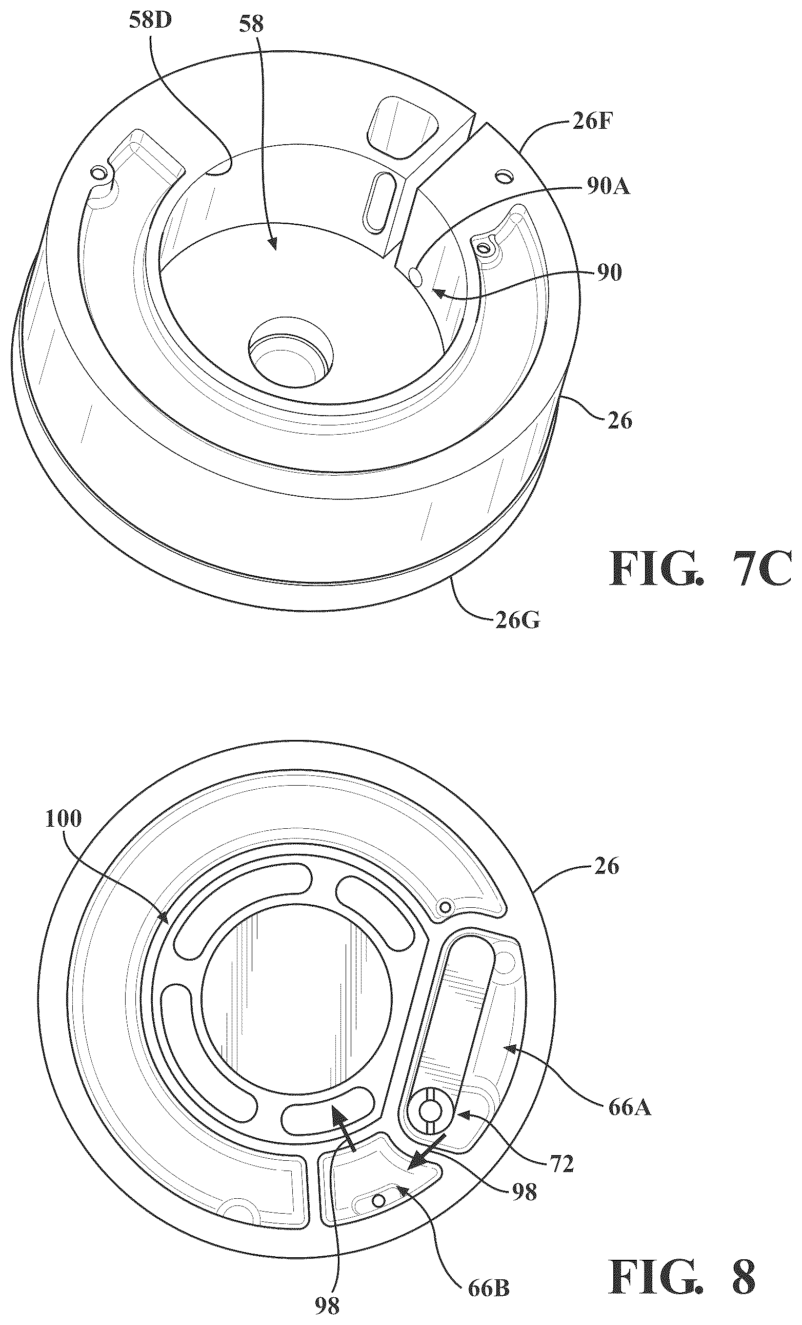 Patent US12320354 Figure 9 – Compression device having integrated discharge chamber(s) and compressor with compression device having integrated discharge chamber(s)