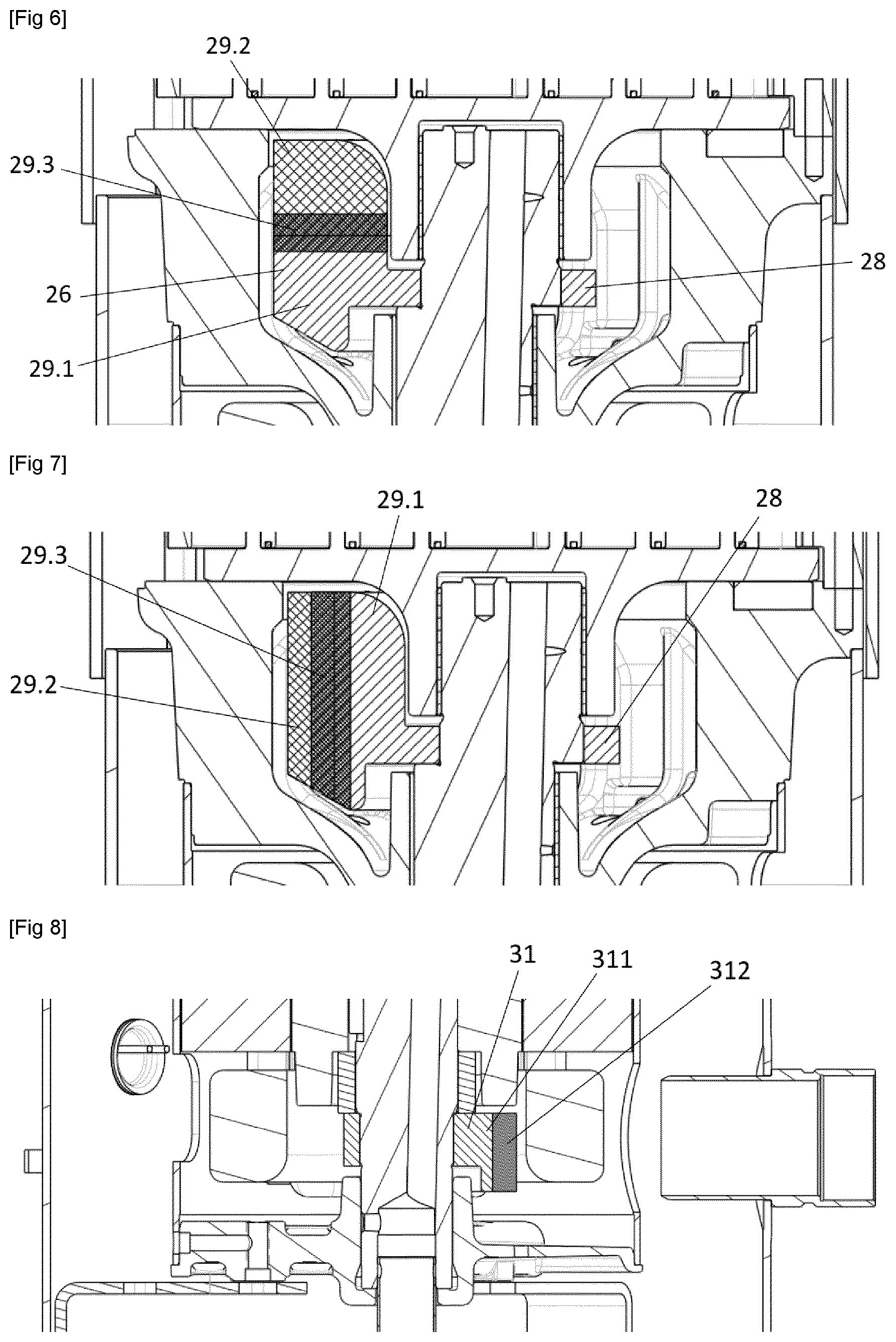 Patent US12320357 Figure 4 – Counterweight for a scroll compressor