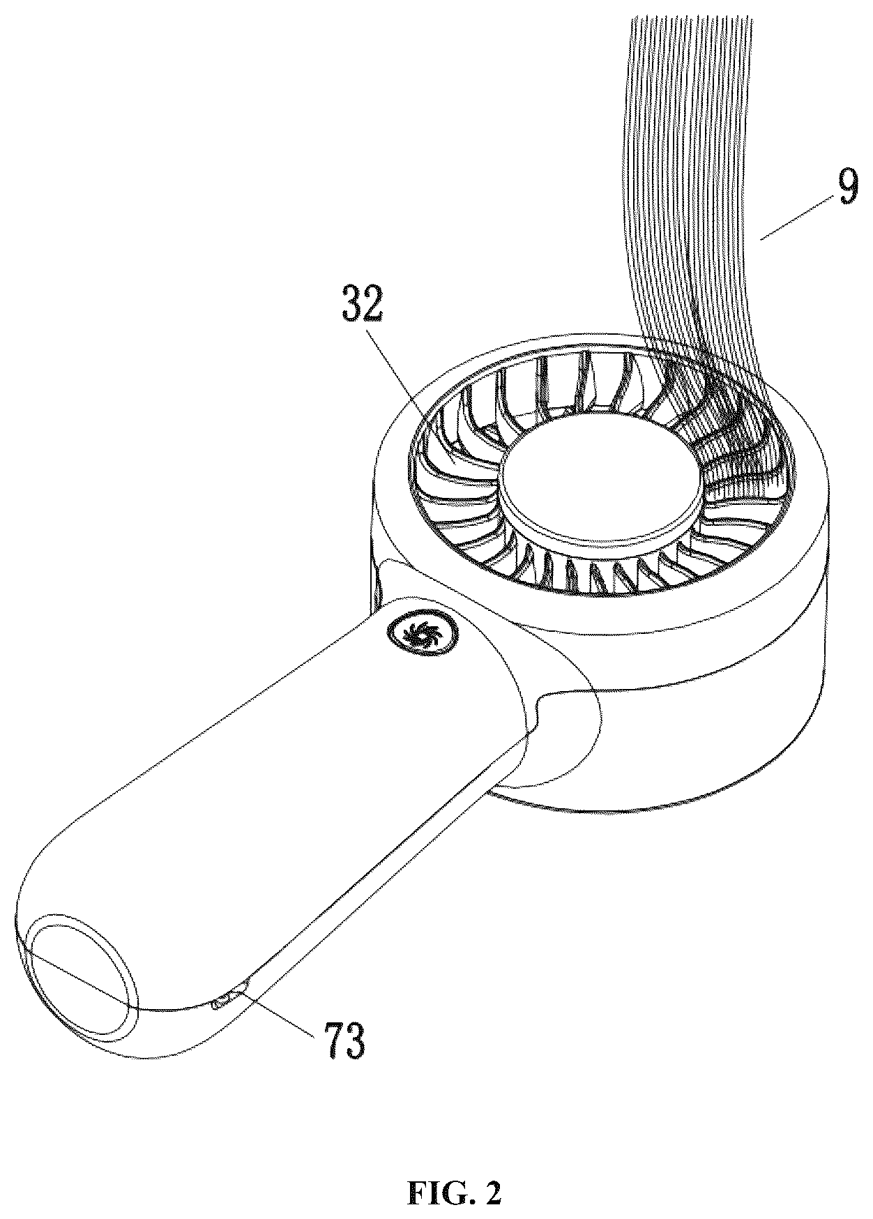 Patent US12320360 Figure 2 – Silent high-speed fan