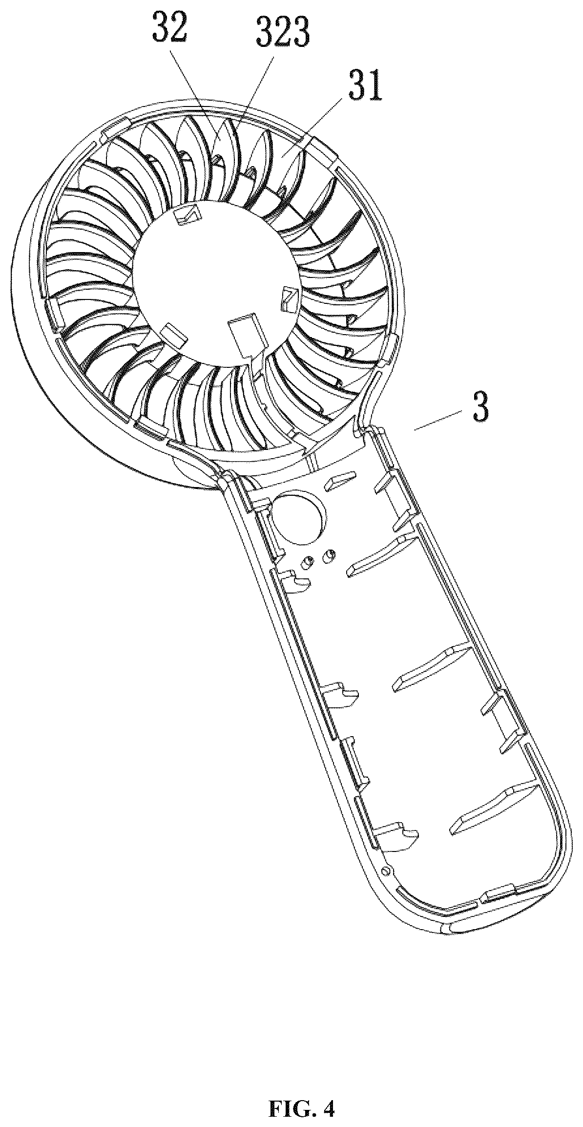 Patent US12320360 Figure 4 – Silent high-speed fan