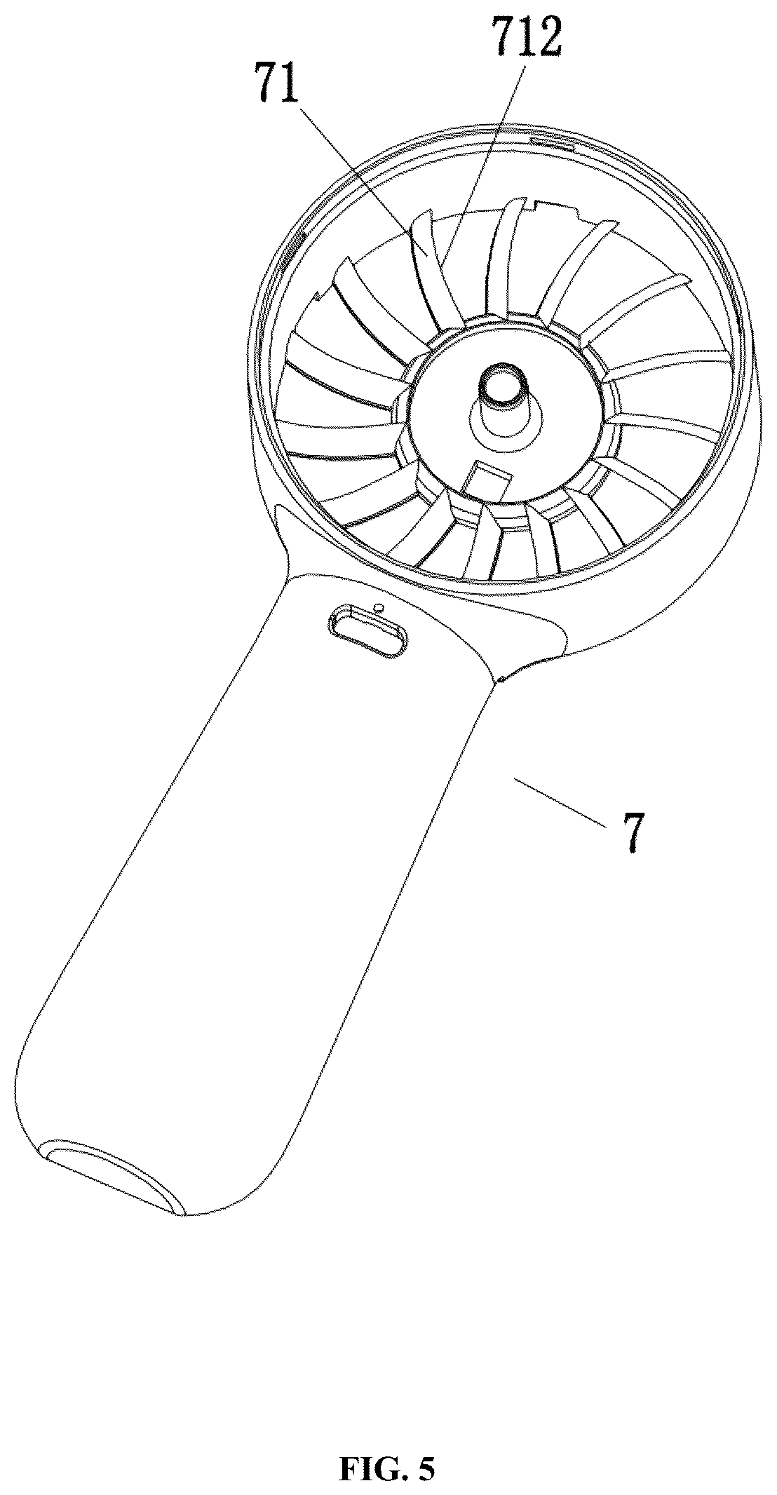 Patent US12320360 Figure 5 – Silent high-speed fan