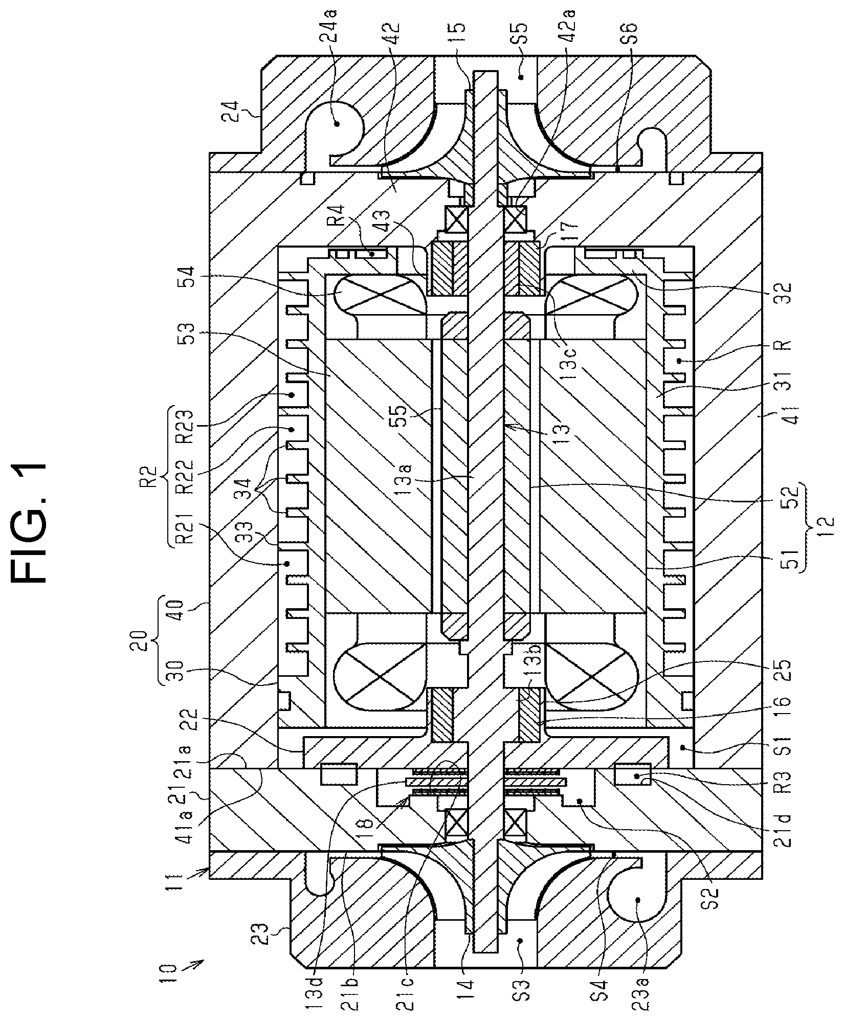 Patent US12320361 Figure 1 – Centrifugal compressor