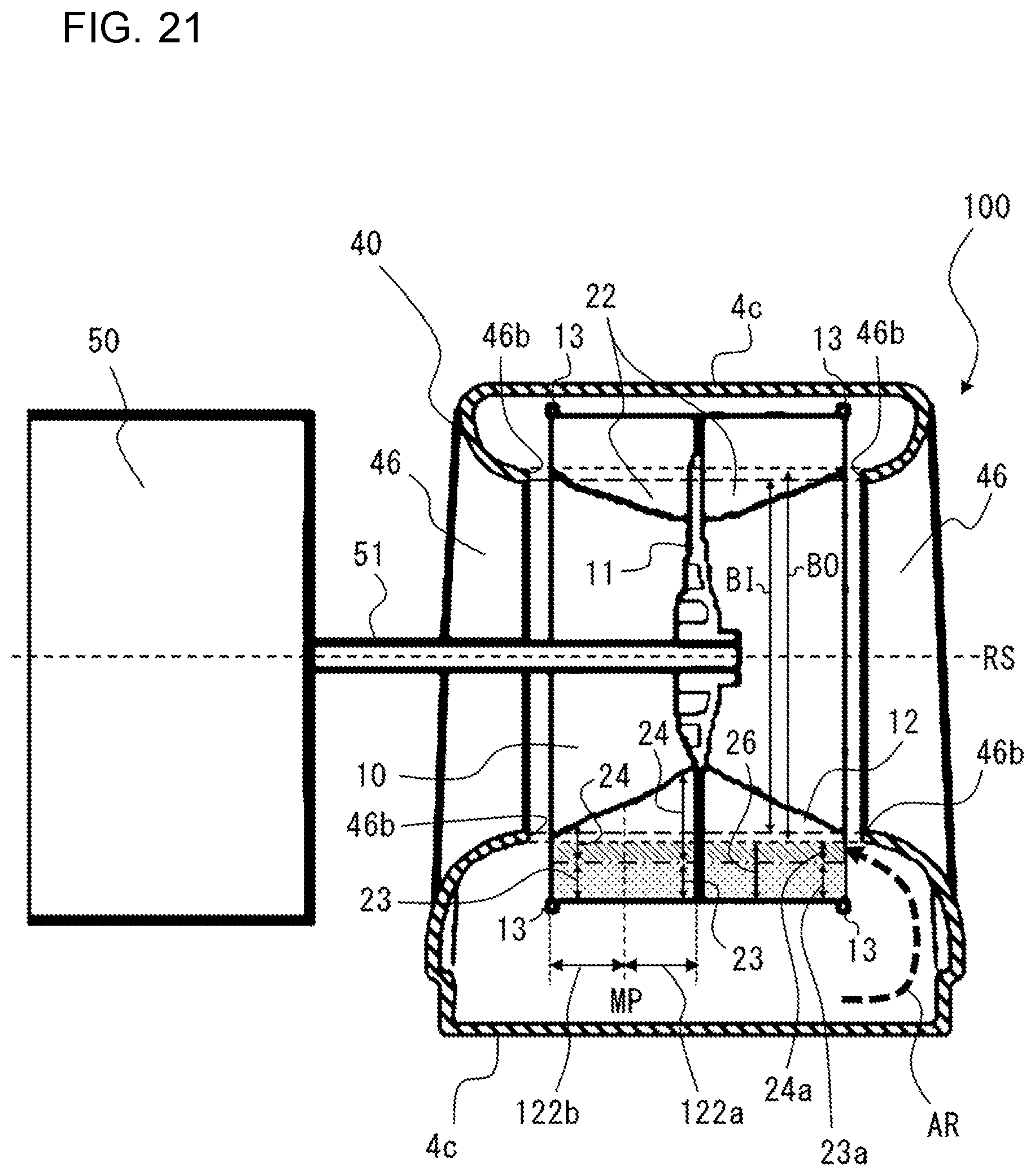 Patent US12320363 Figure 20 – Centrifugal air-sending device and air-conditioning apparatus