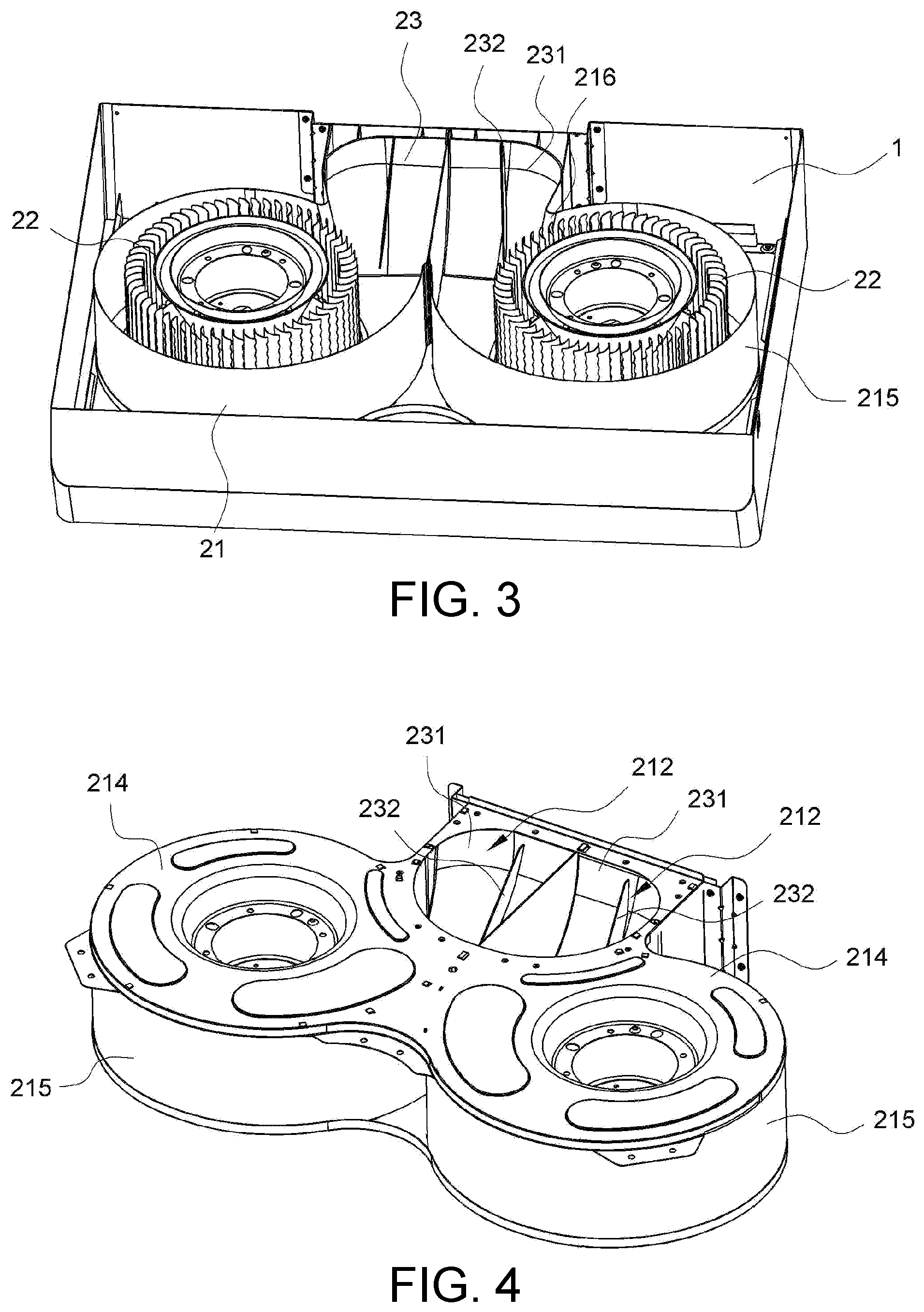 Patent US12320365 Figure 2 – Guiding mechanism, centrifugal fan thereof, and range hood thereof