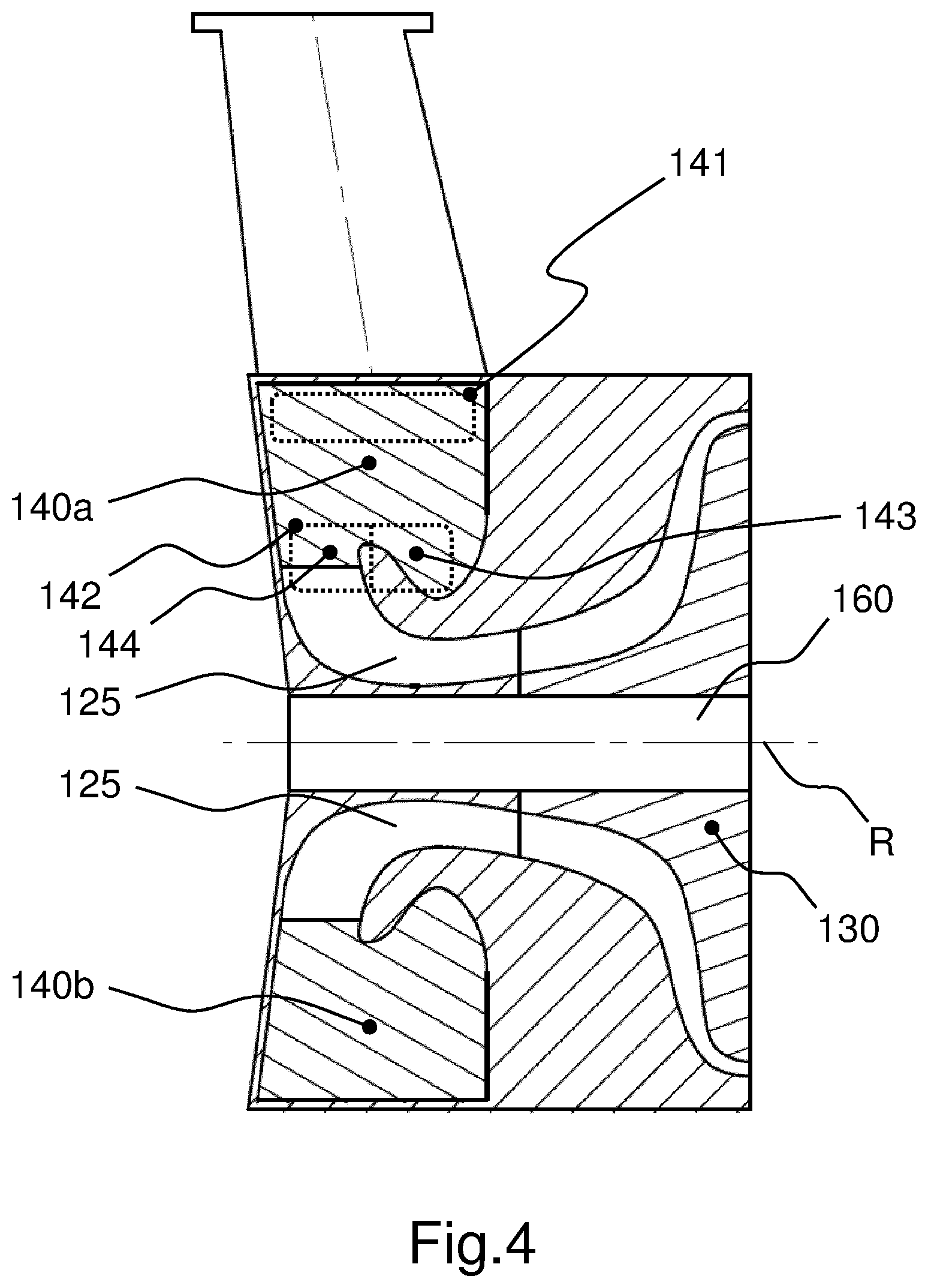 Patent US12320366 Figure 4 – Centrifugal compressor and method of operating the centrifugal compressor to produce a uniform inlet flow of process gas