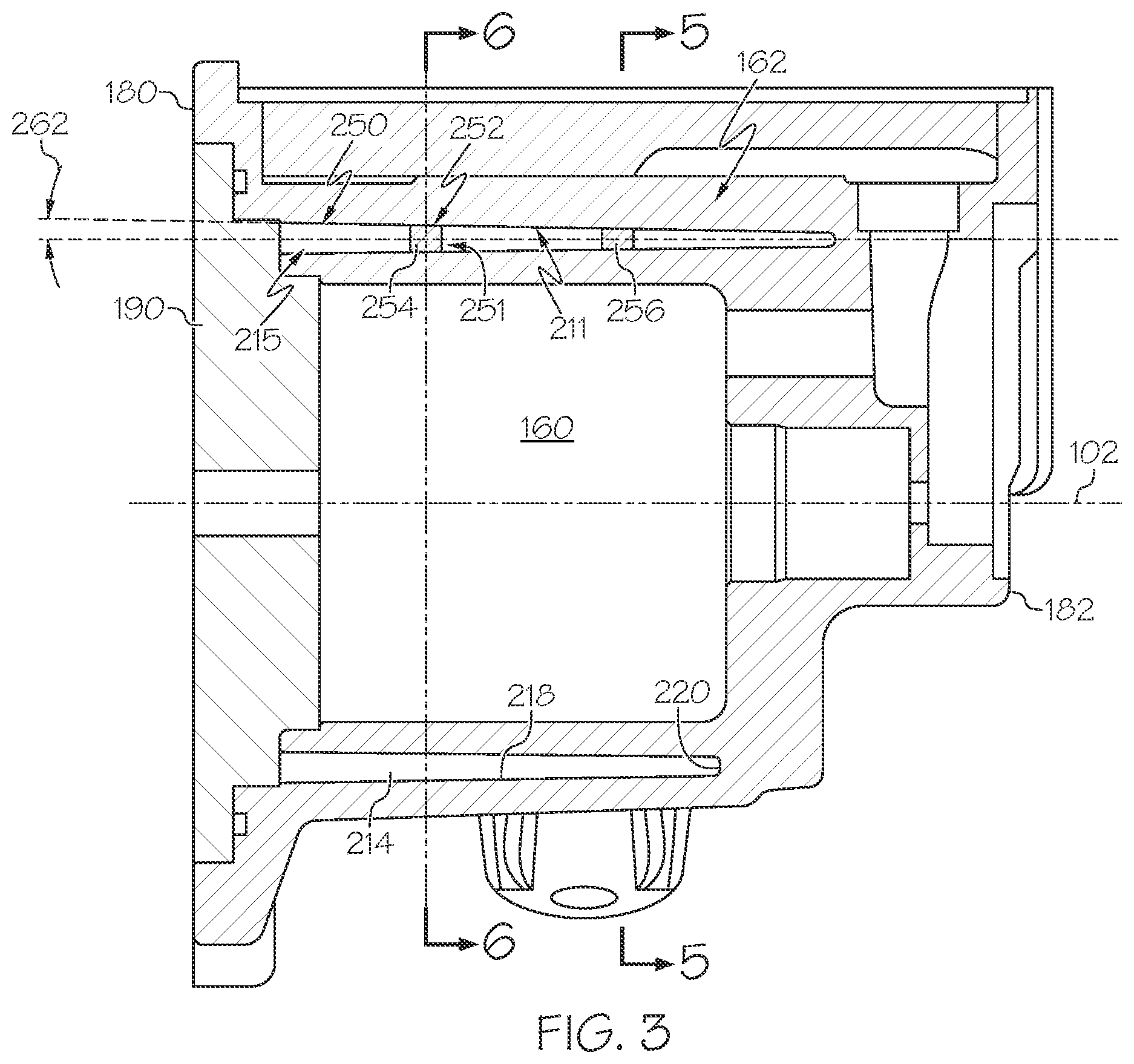 Patent US12320367 Figure 3 – Turbomachine with coolant jacket and turbulator insert member