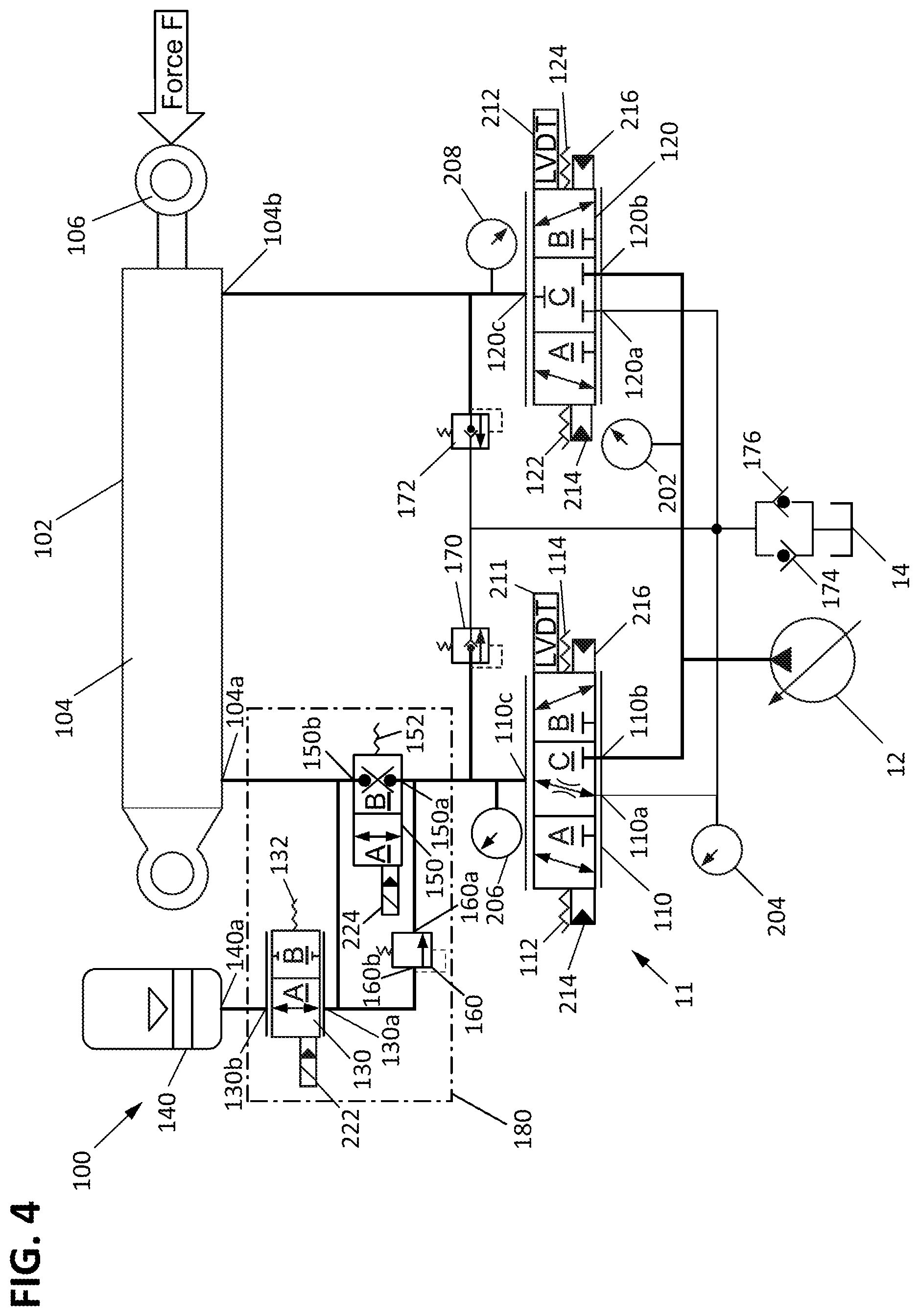 Patent US12320368 Figure 4 – Ride control for work machines