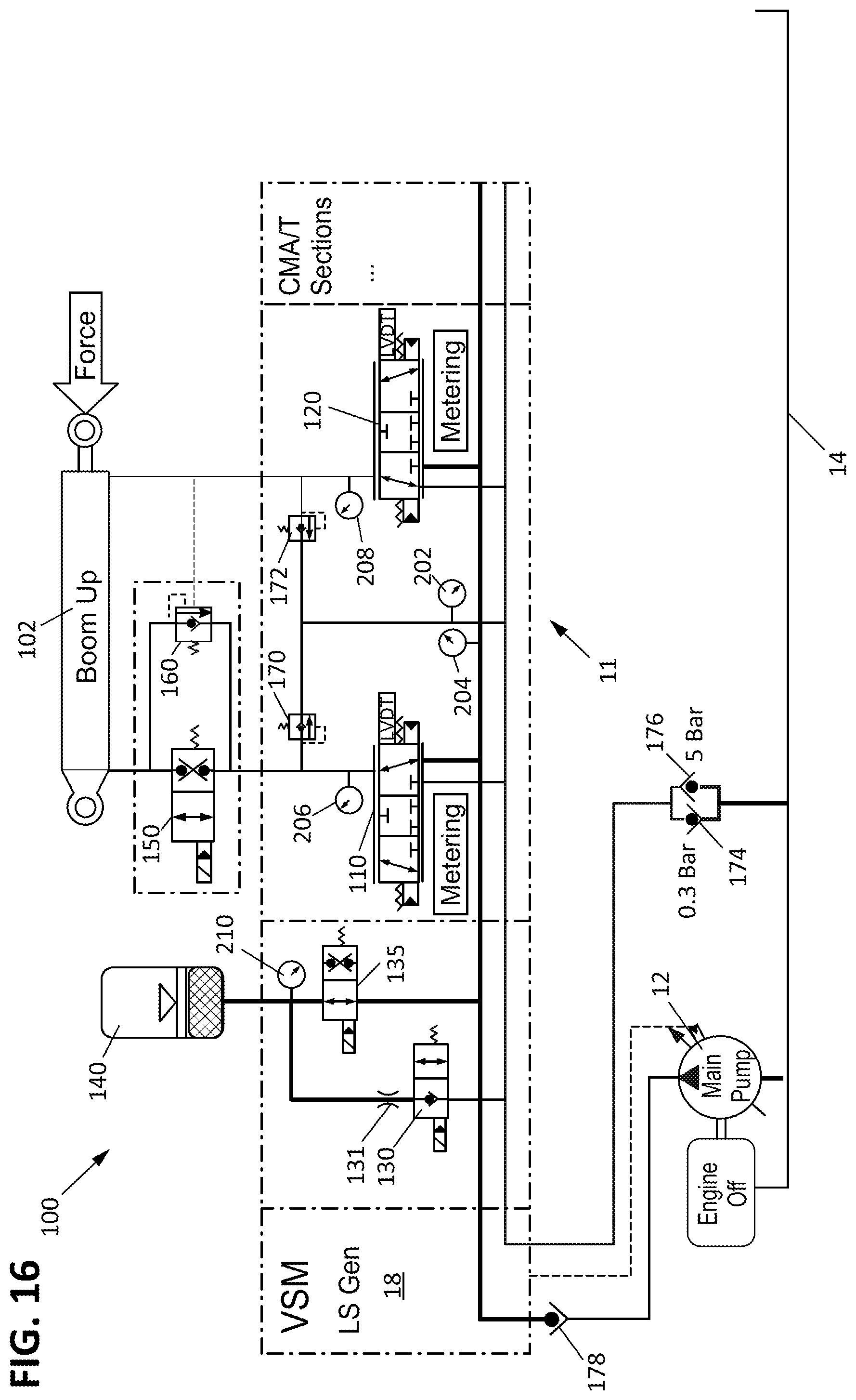 Patent US12320368 Figure 16 – Ride control for work machines