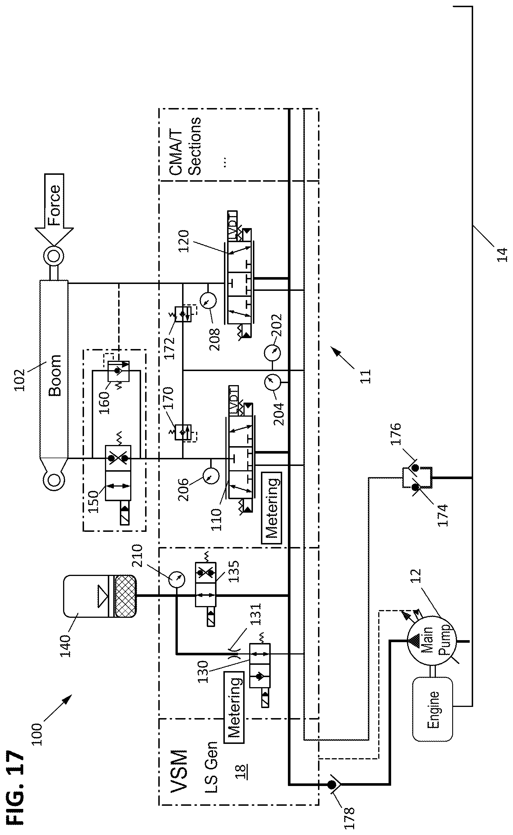 Patent US12320368 Figure 17 – Ride control for work machines
