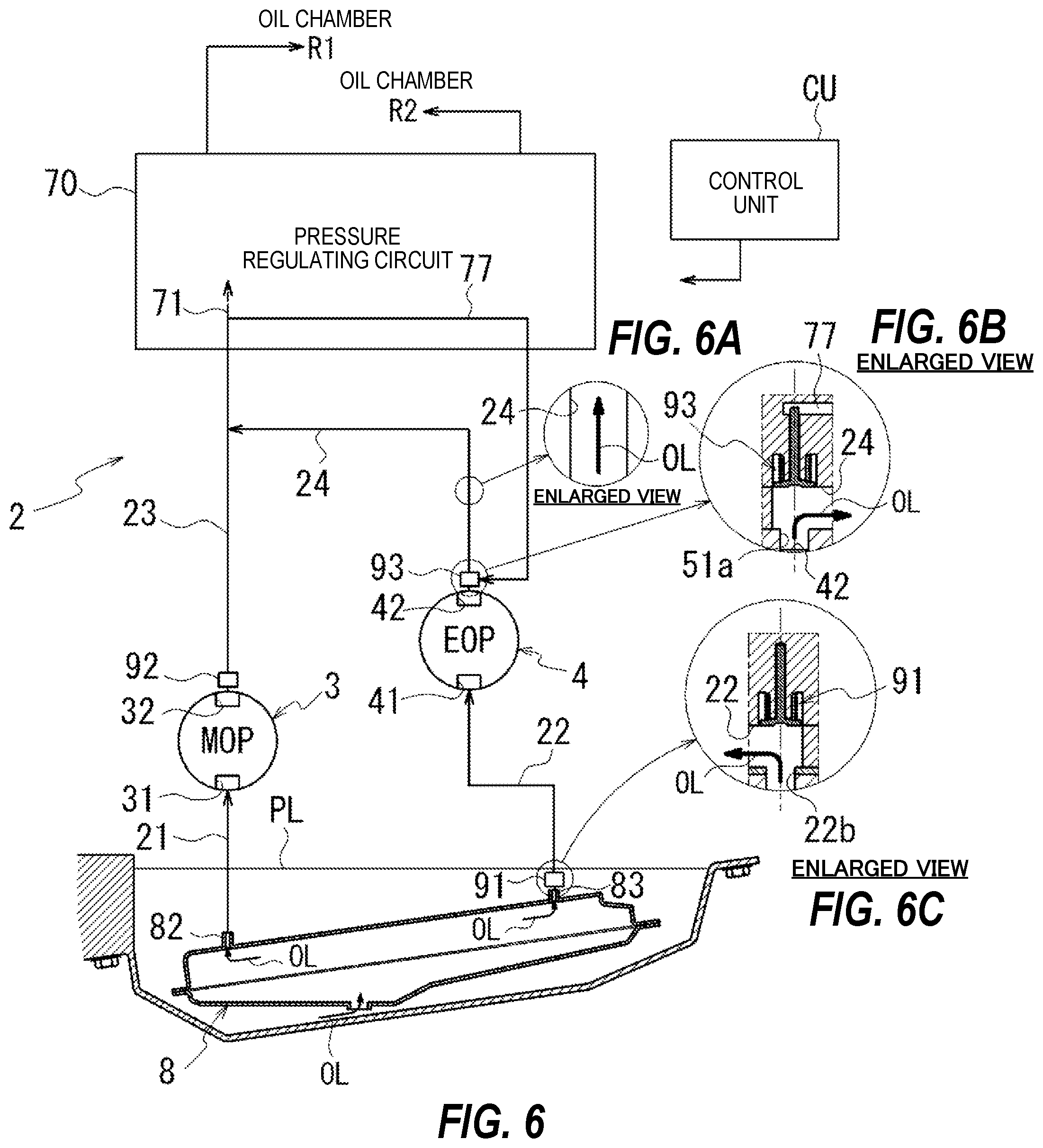 Patent US12320369 Figure 6 – Hydraulic supply device
