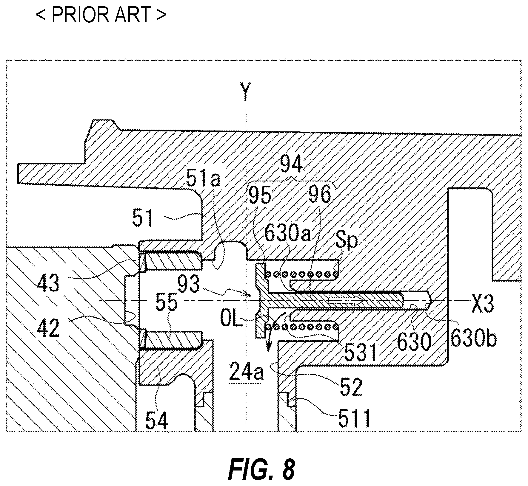 Patent US12320369 Figure 8 – Hydraulic supply device