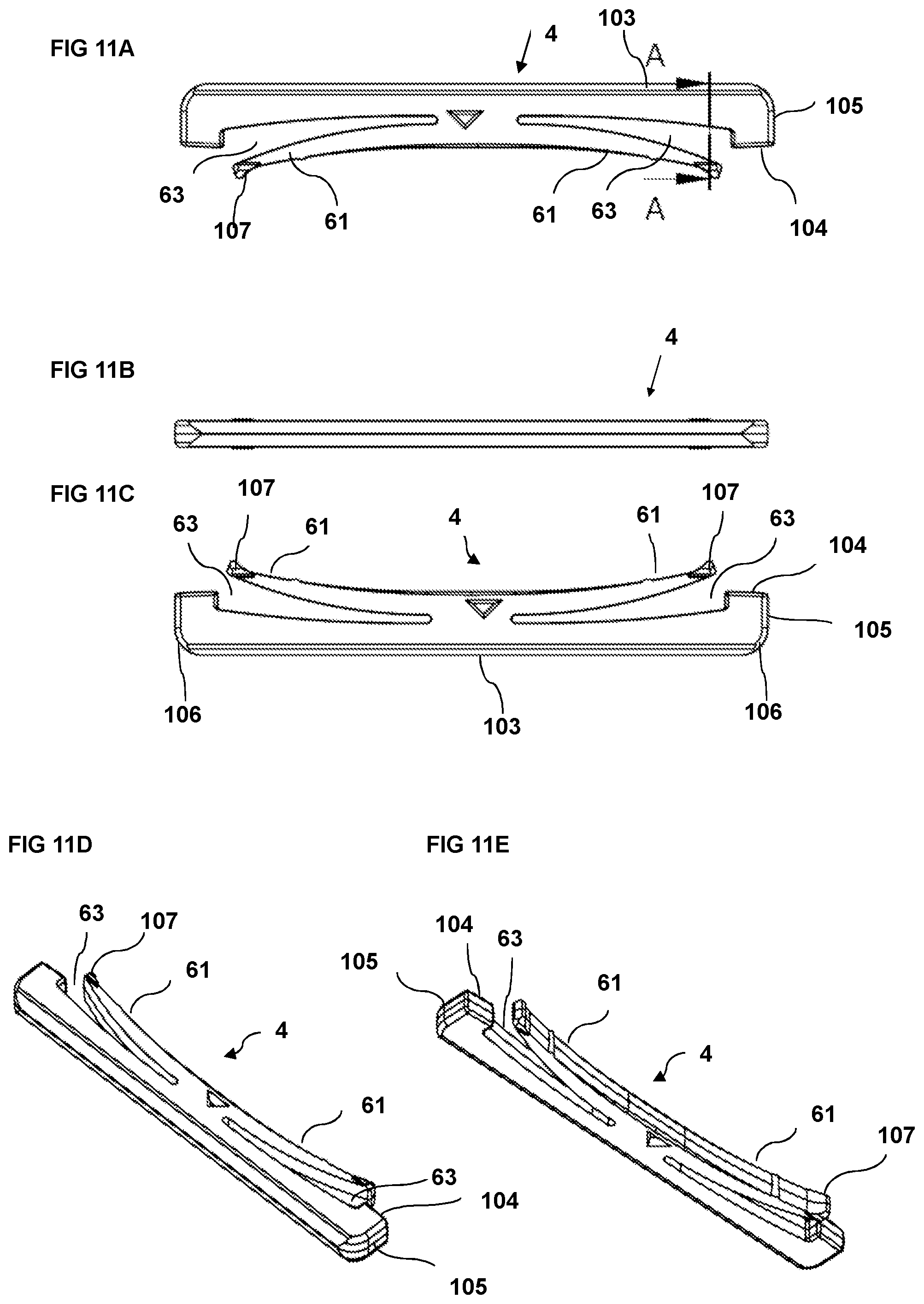 Patent US12320374 Figure 11 – Symmetric tongue and T-cross
