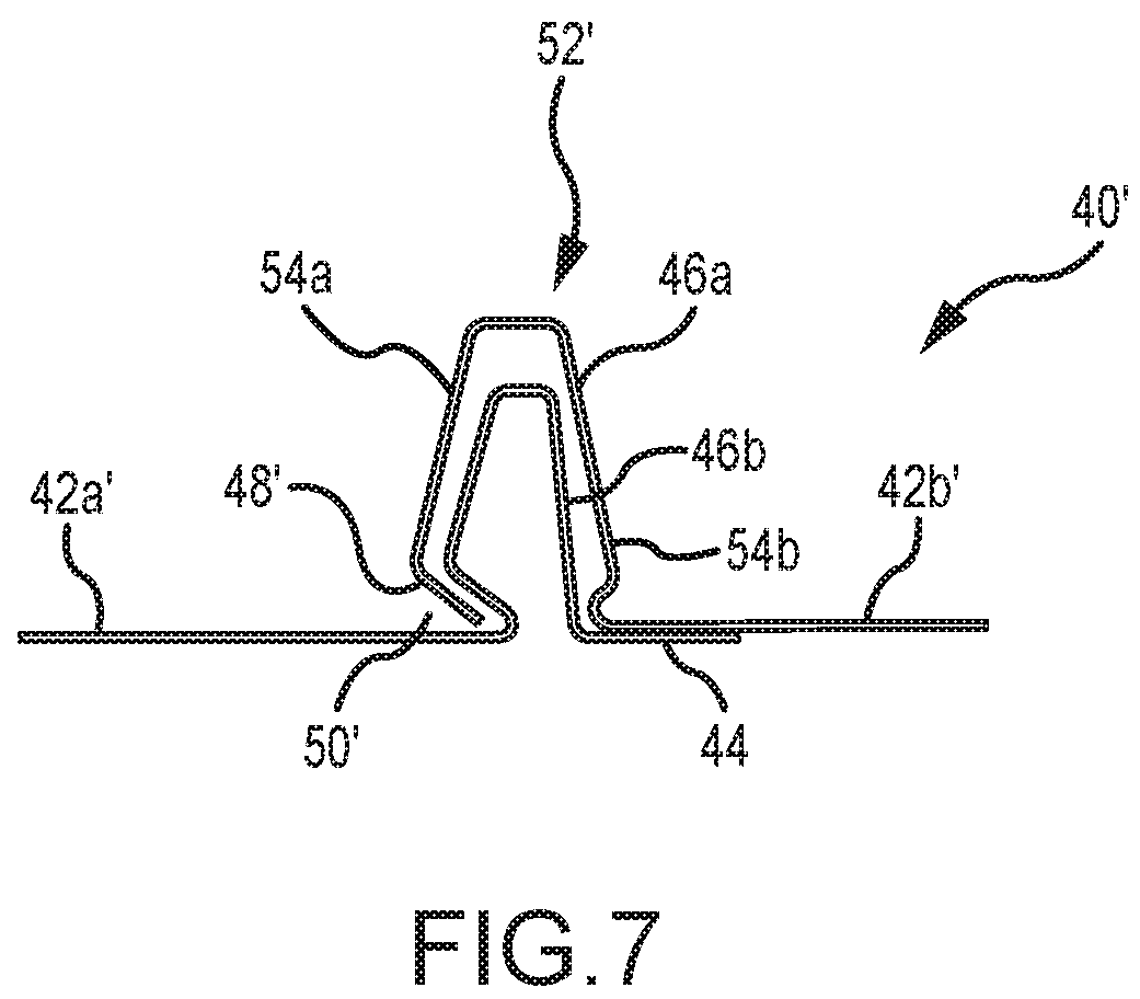 Patent US12320375 Figure 4 – Mounting device for nail strip panels