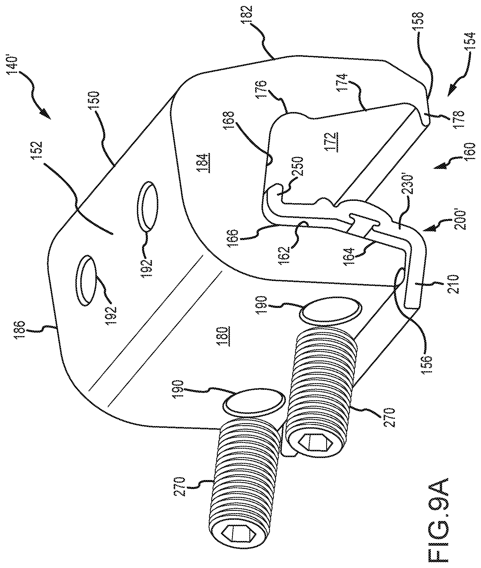 Patent US12320375 Figure 11 – Mounting device for nail strip panels
