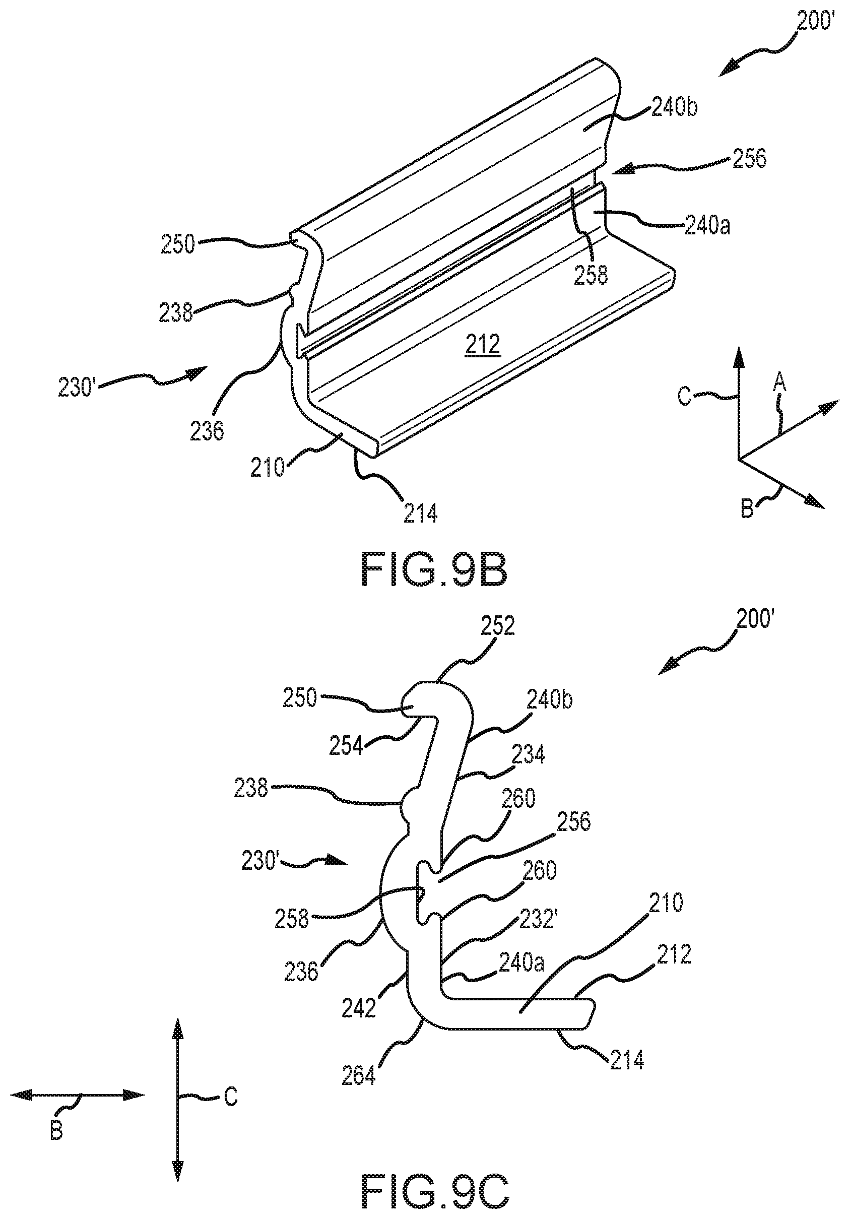 Patent US12320375 Figure 12 – Mounting device for nail strip panels