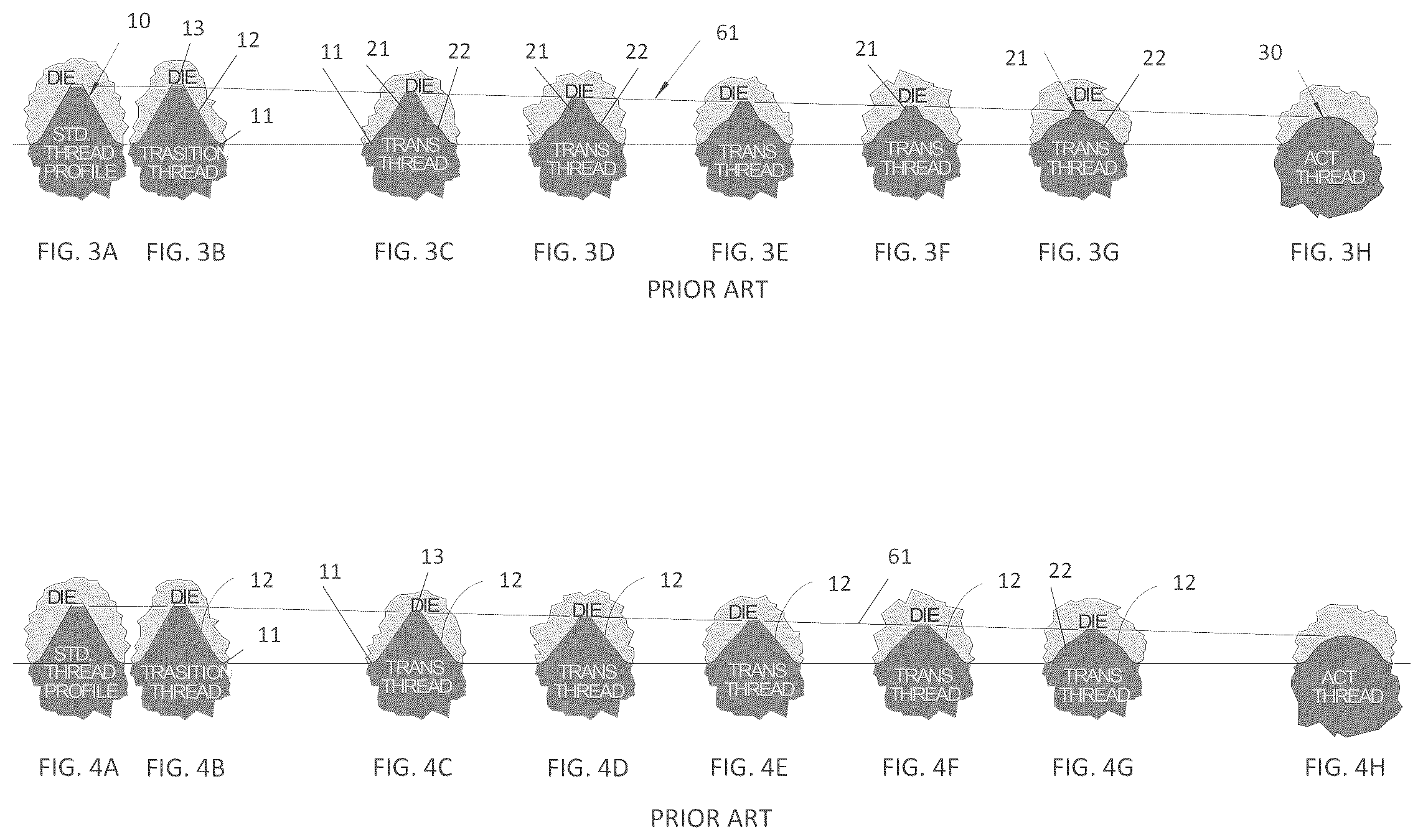 Patent US12320378 Figure 2 – Shortened fastener with locally controlled thread height