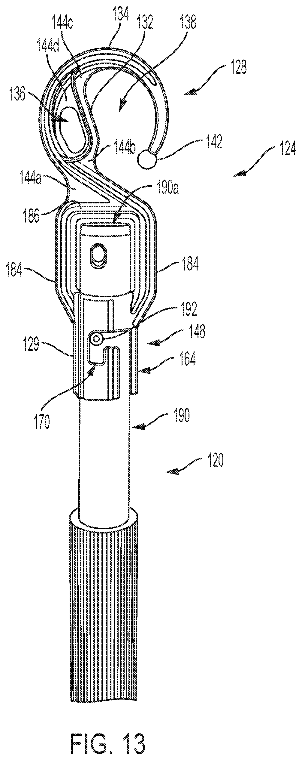Patent US12320380 Figure 9 – Attachable equipment hanger