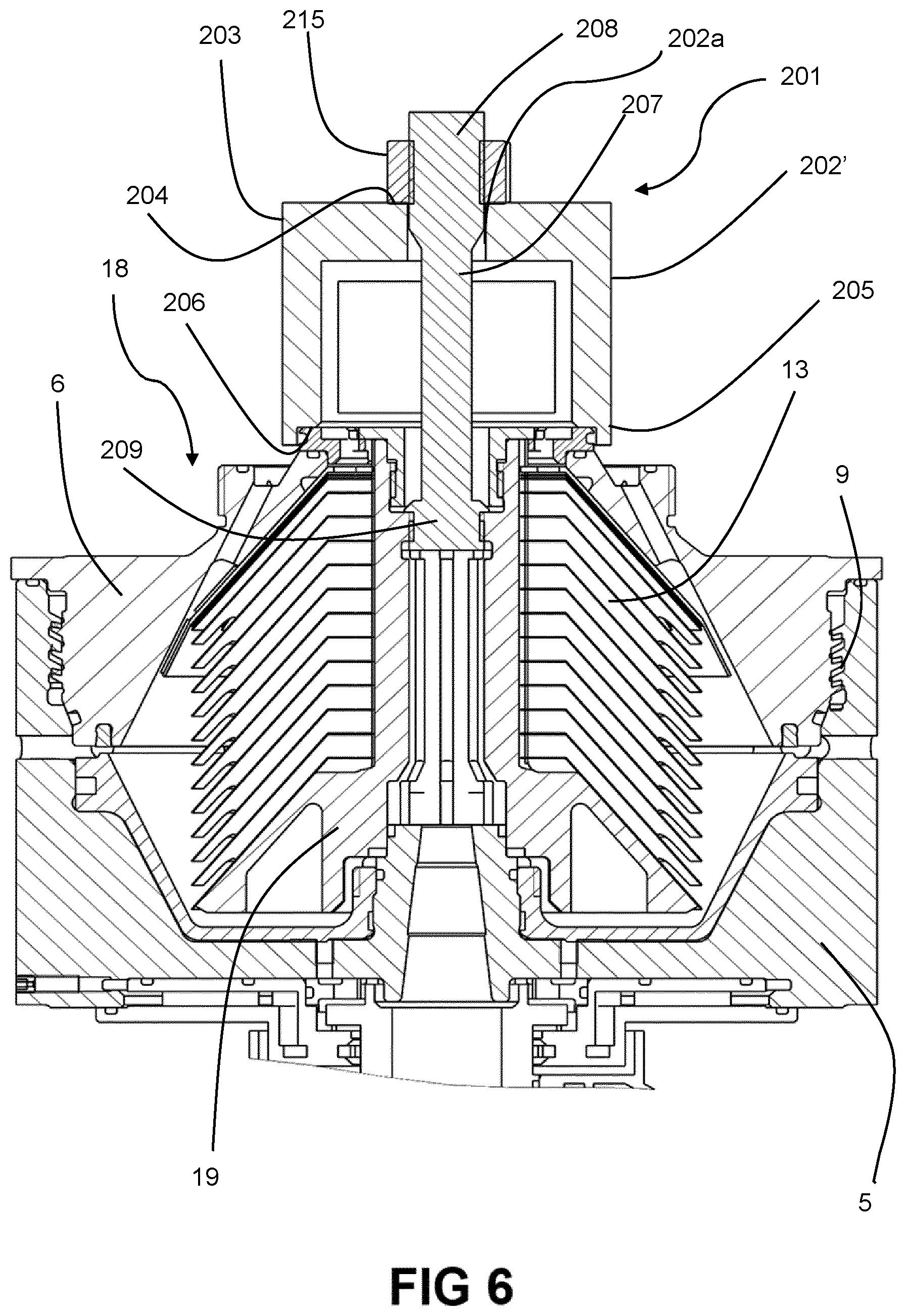 Patent US12320381 Figure 6 – Method for mounting a stack of separating discs in a centrifugal separator bowl and a tool