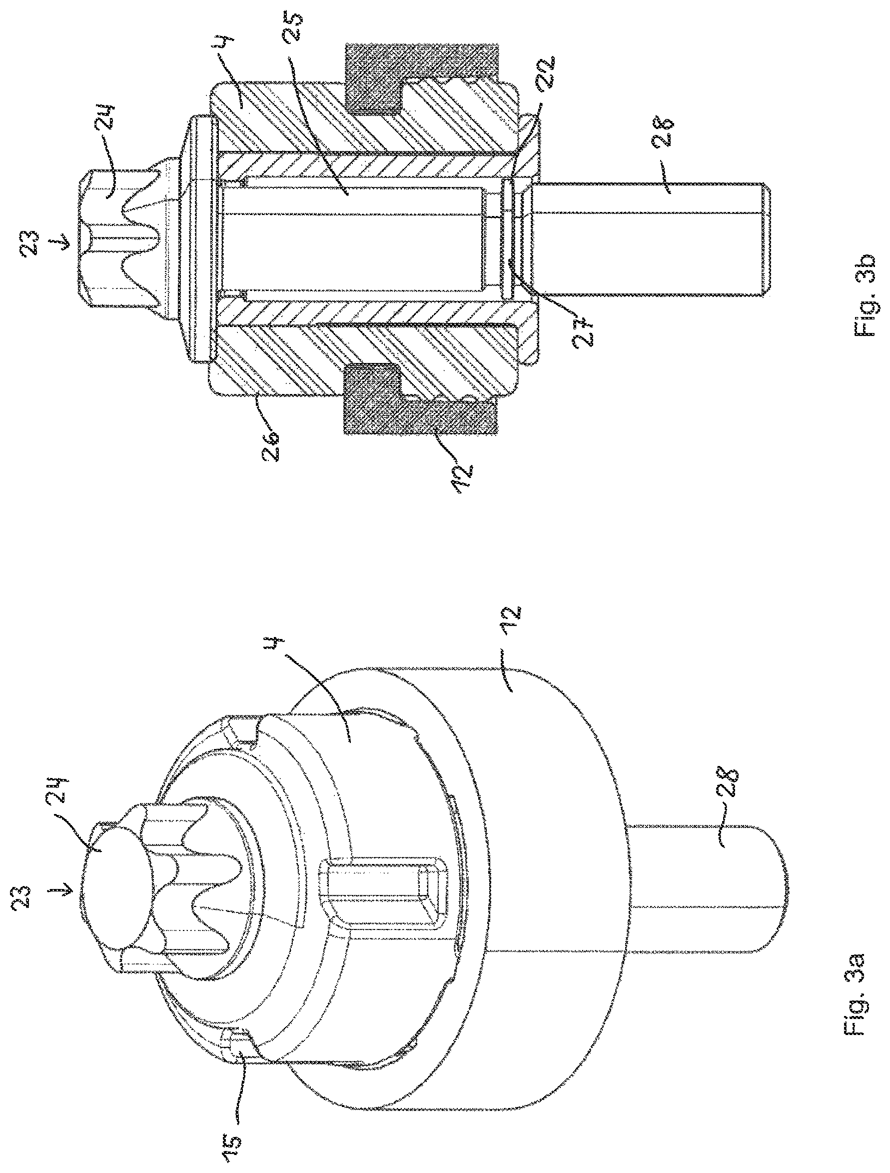 Patent US12320382 Figure 3 – Damping element having bayonet closure