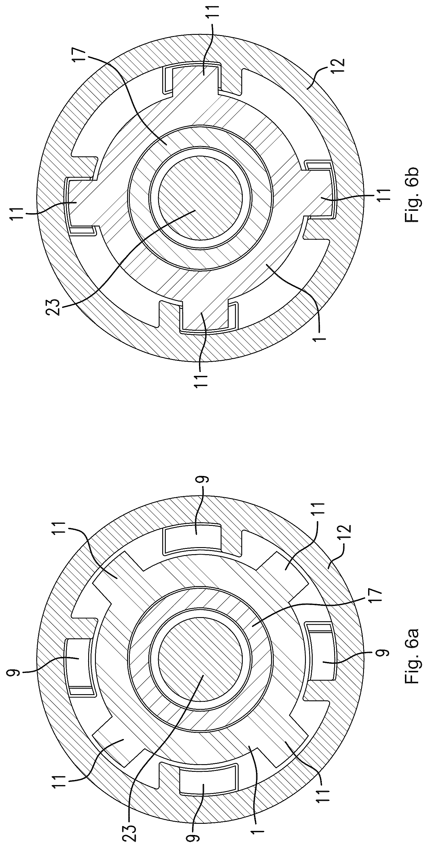 Patent US12320382 Figure 6 – Damping element having bayonet closure