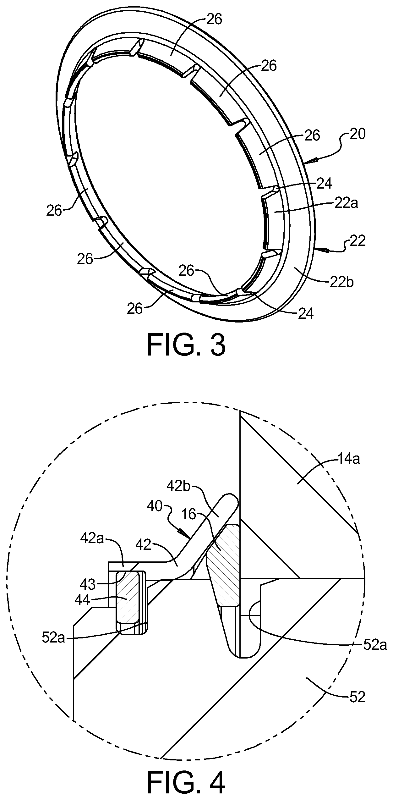 Patent US12320391 Figure 2 – External snap ring retainer