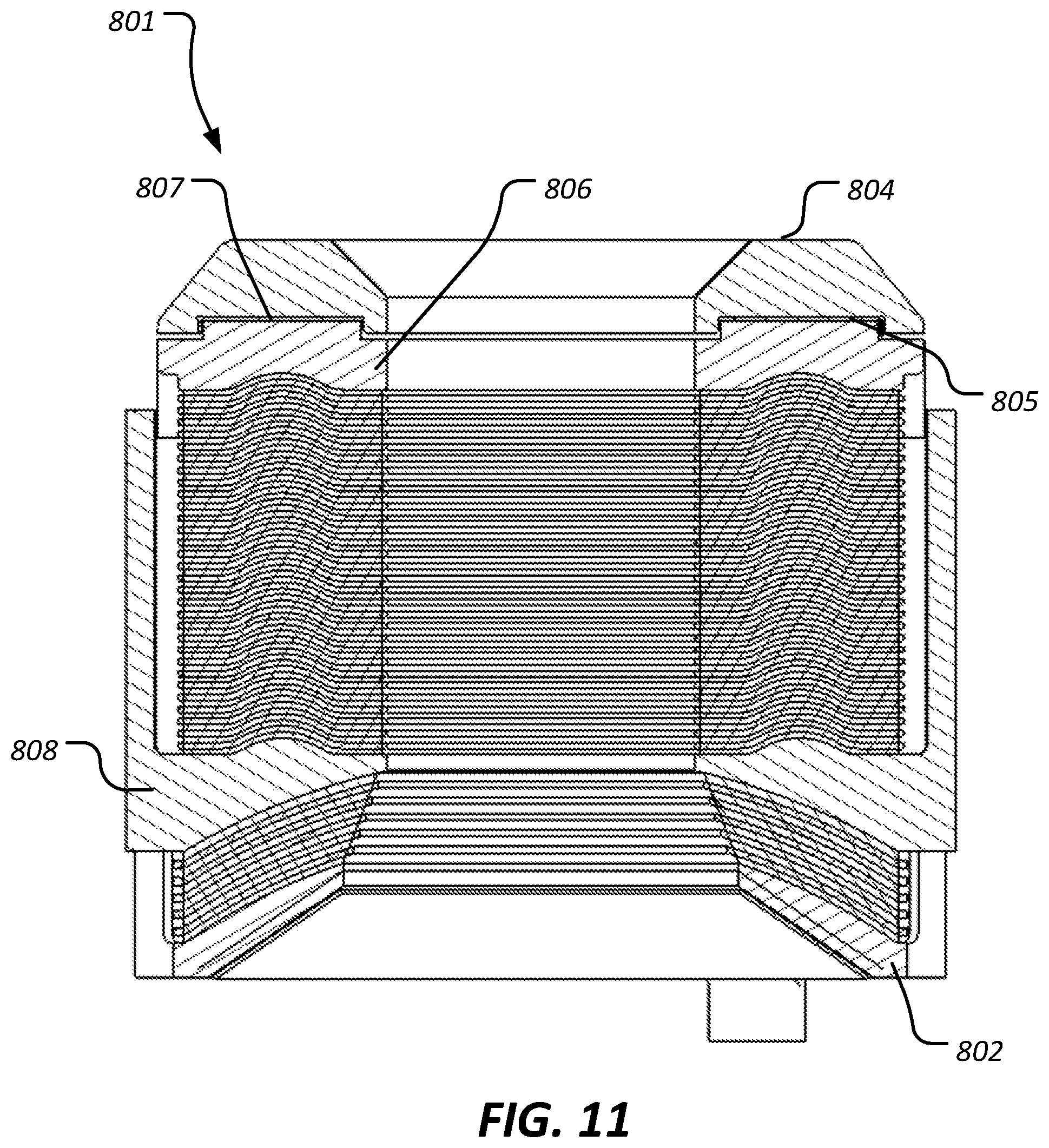 Patent US12320392 Figure 11 – Clutched centrifugal force bearing