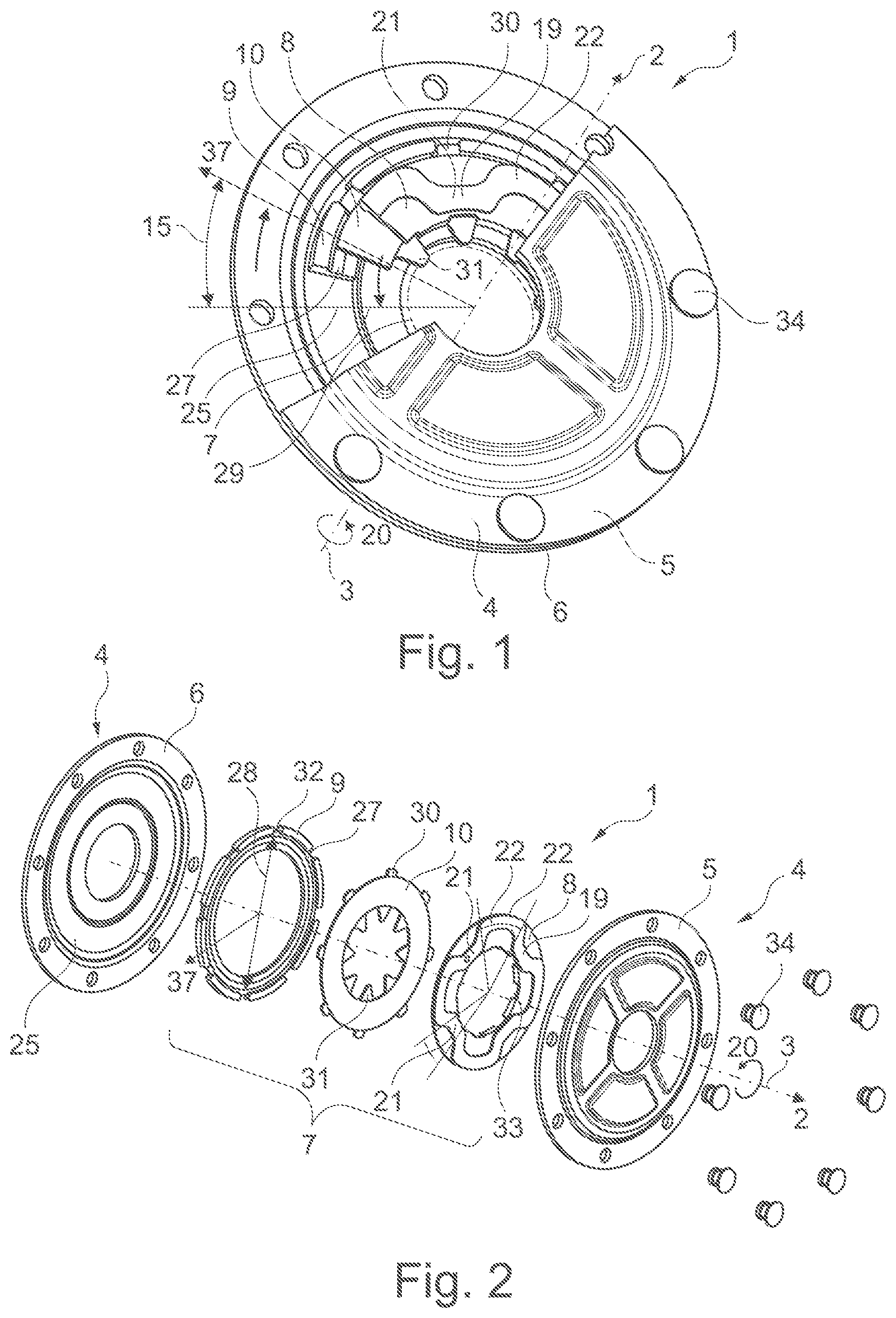 Patent US12320393 — Torsional vibration damper comprising a friction device — Figure 1