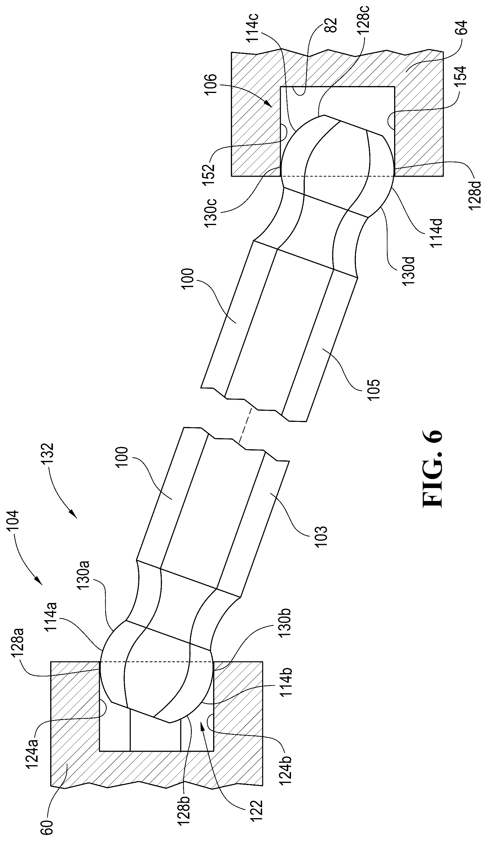 Patent US12320394 Figure 4 – Power drive unit driveshaft with wobble connection
