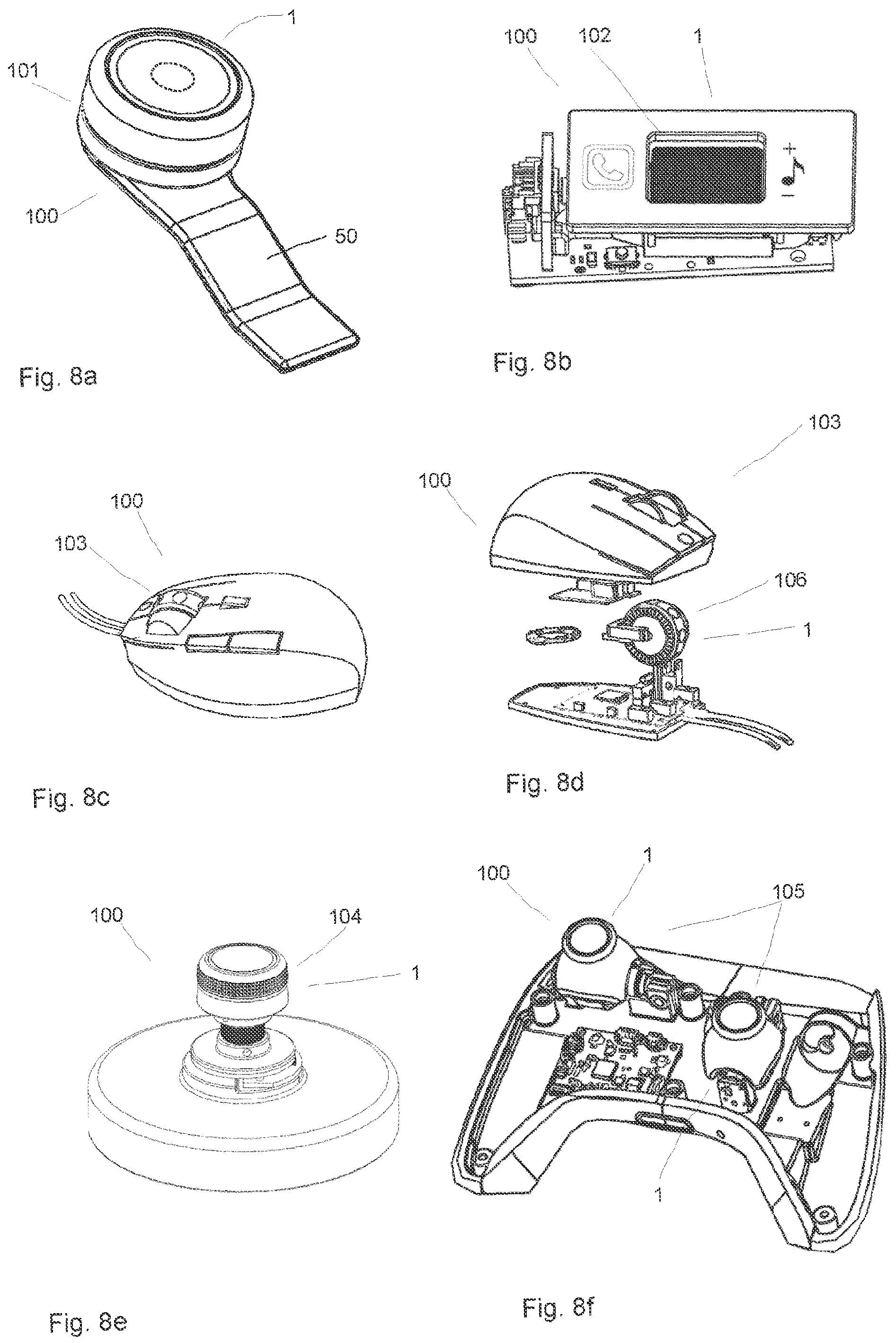 Patent US12320397 Figure 8 – Magnetorheological braking device, in particular operating apparatus