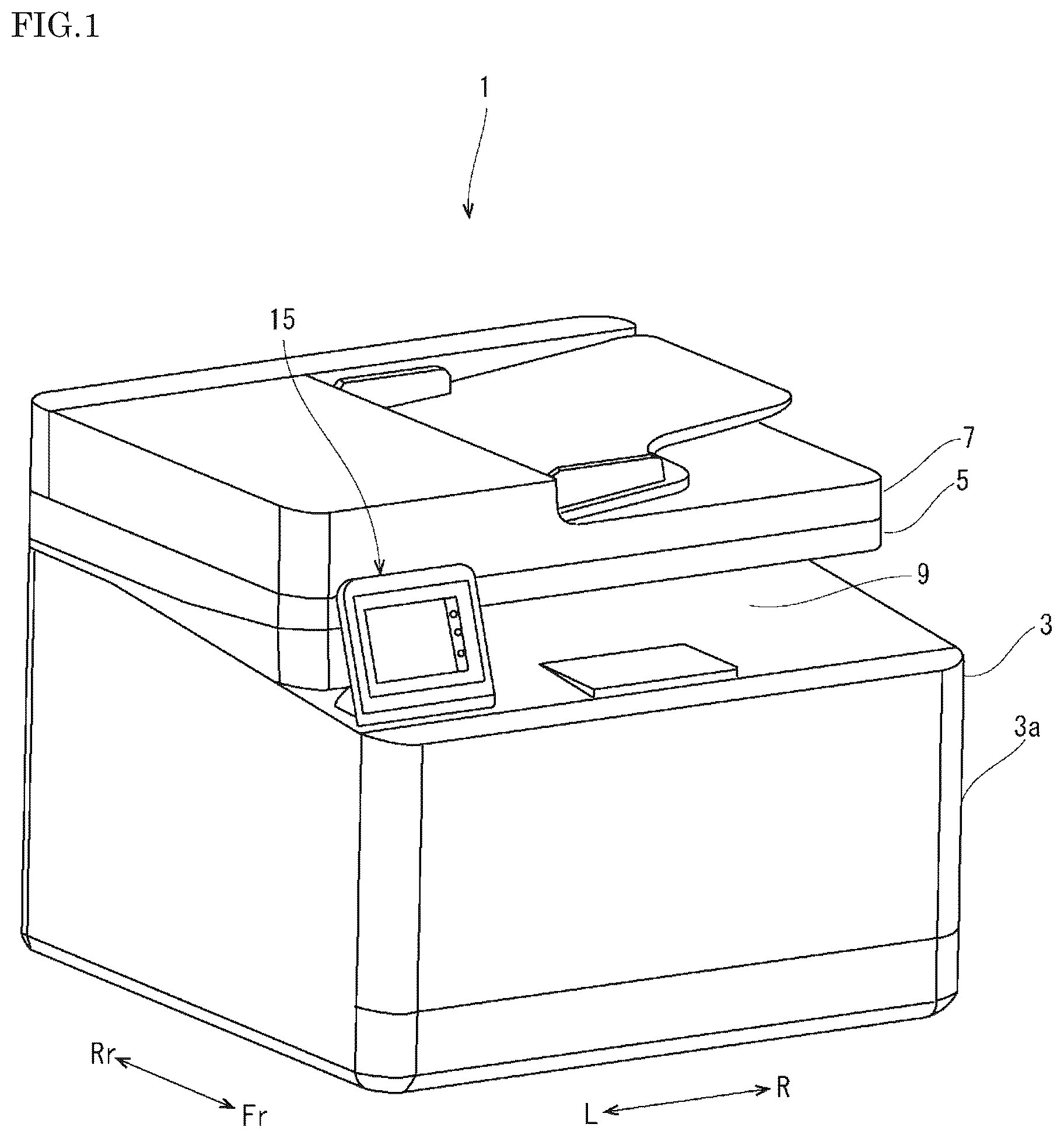 Patent US12320399 Figure 1 – Image forming apparatus capable of reducing braking force applied to rotation of operation panel