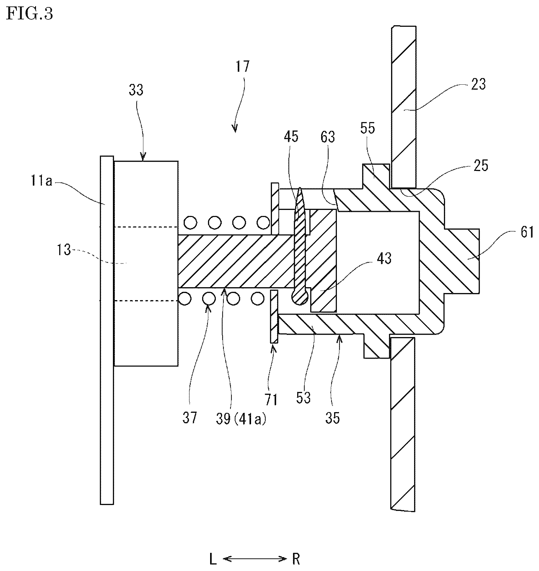 Patent US12320399 Figure 3 – Image forming apparatus capable of reducing braking force applied to rotation of operation panel