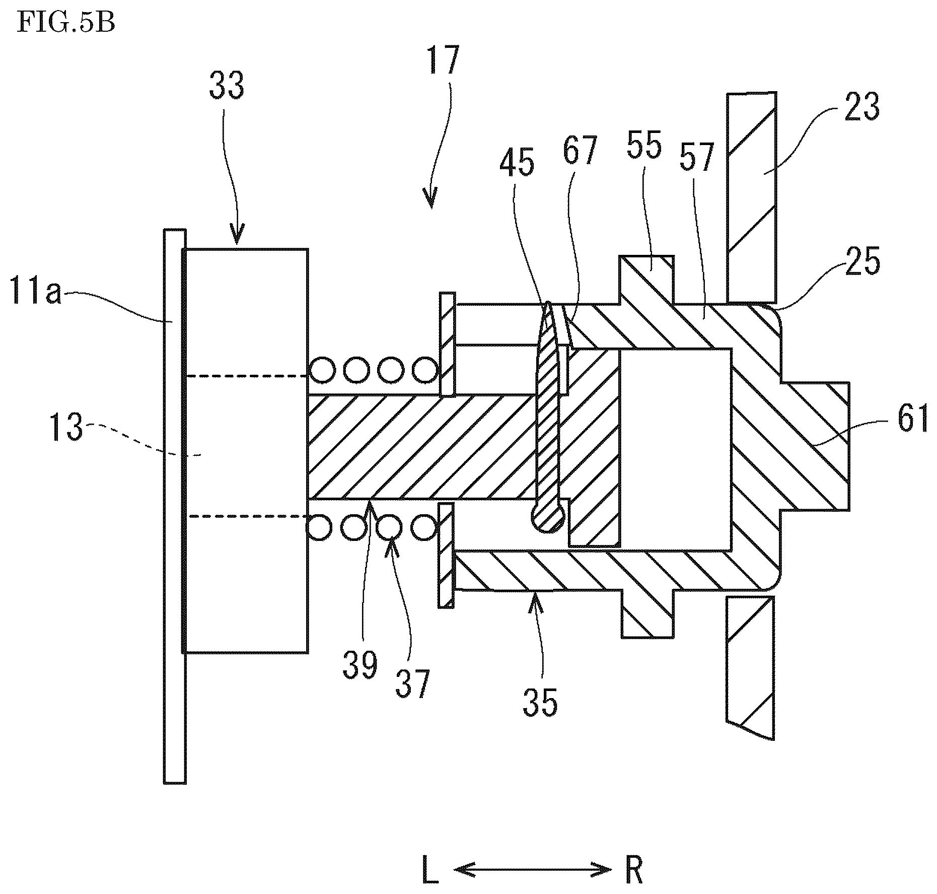 Patent US12320399 Figure 7 – Image forming apparatus capable of reducing braking force applied to rotation of operation panel