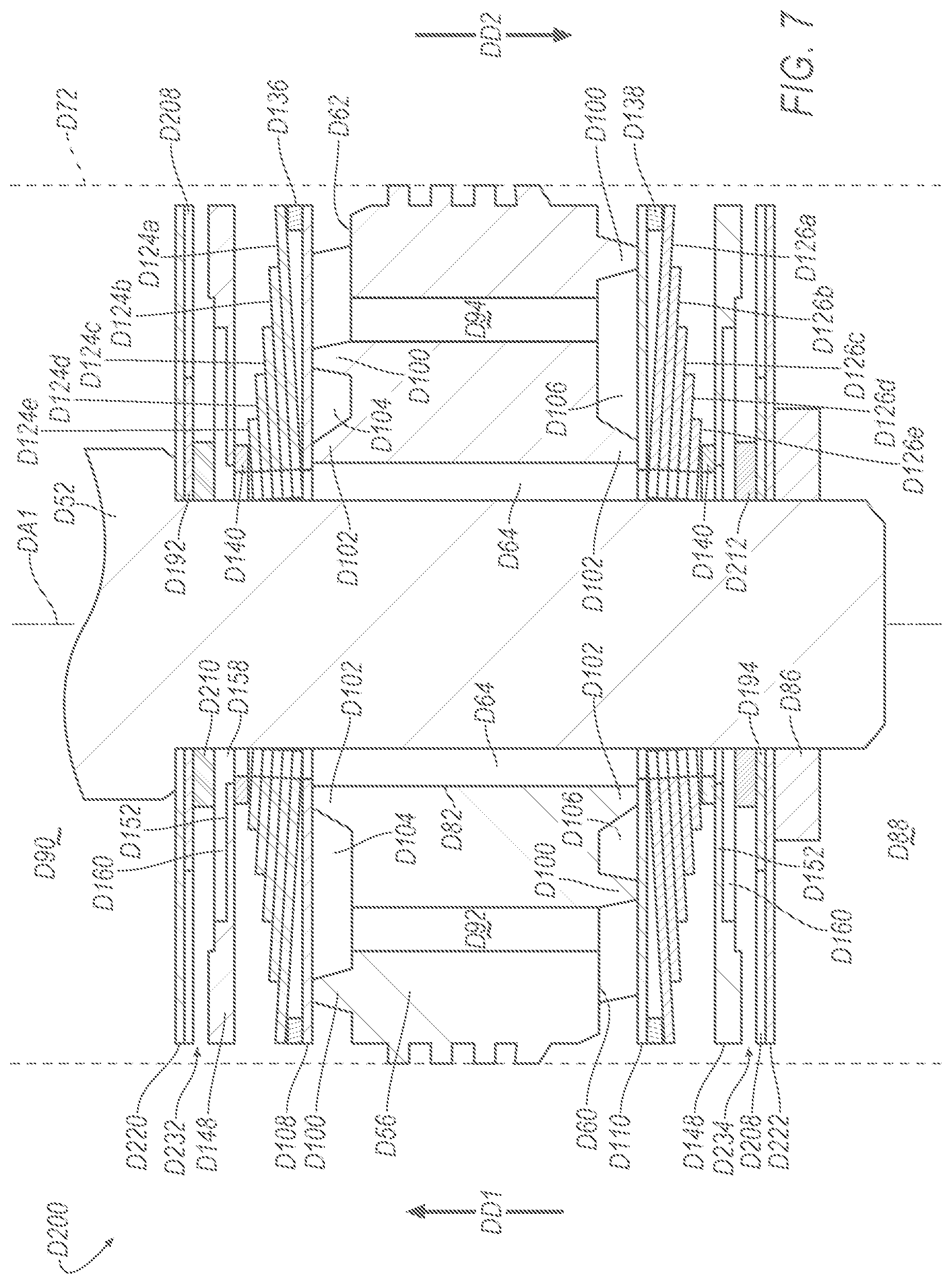 Patent US12320404 Figure 7 – Damper assembly