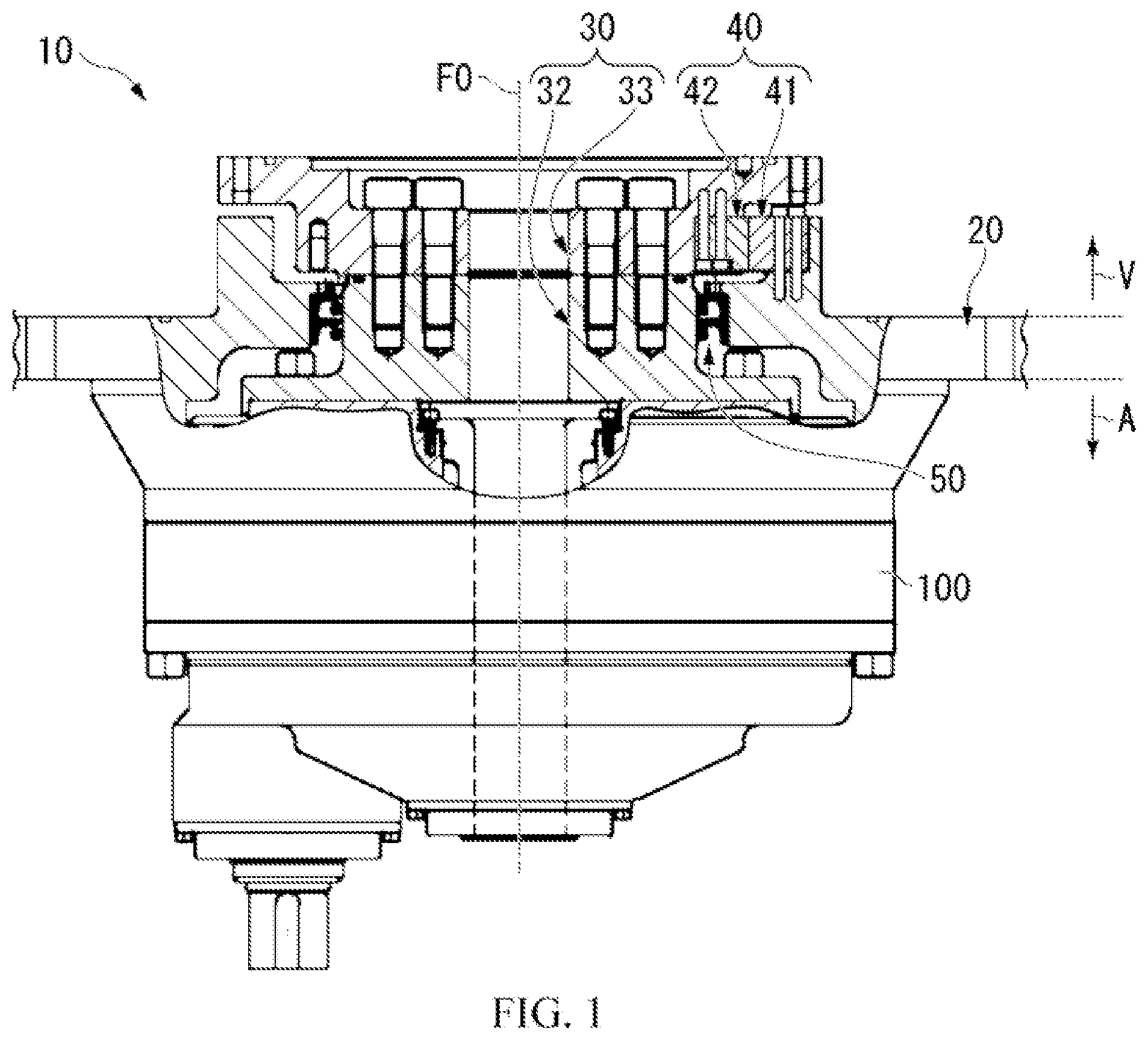 Patent US12320408 Figure 1 – Rotary feedthrough and robot
