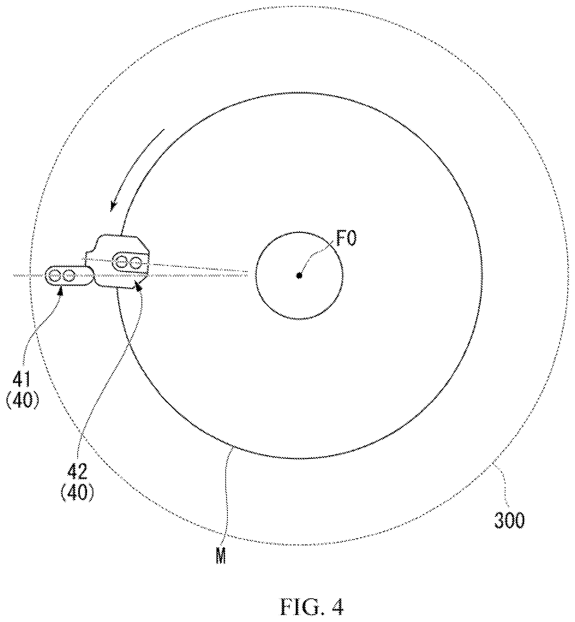 Patent US12320408 Figure 4 – Rotary feedthrough and robot