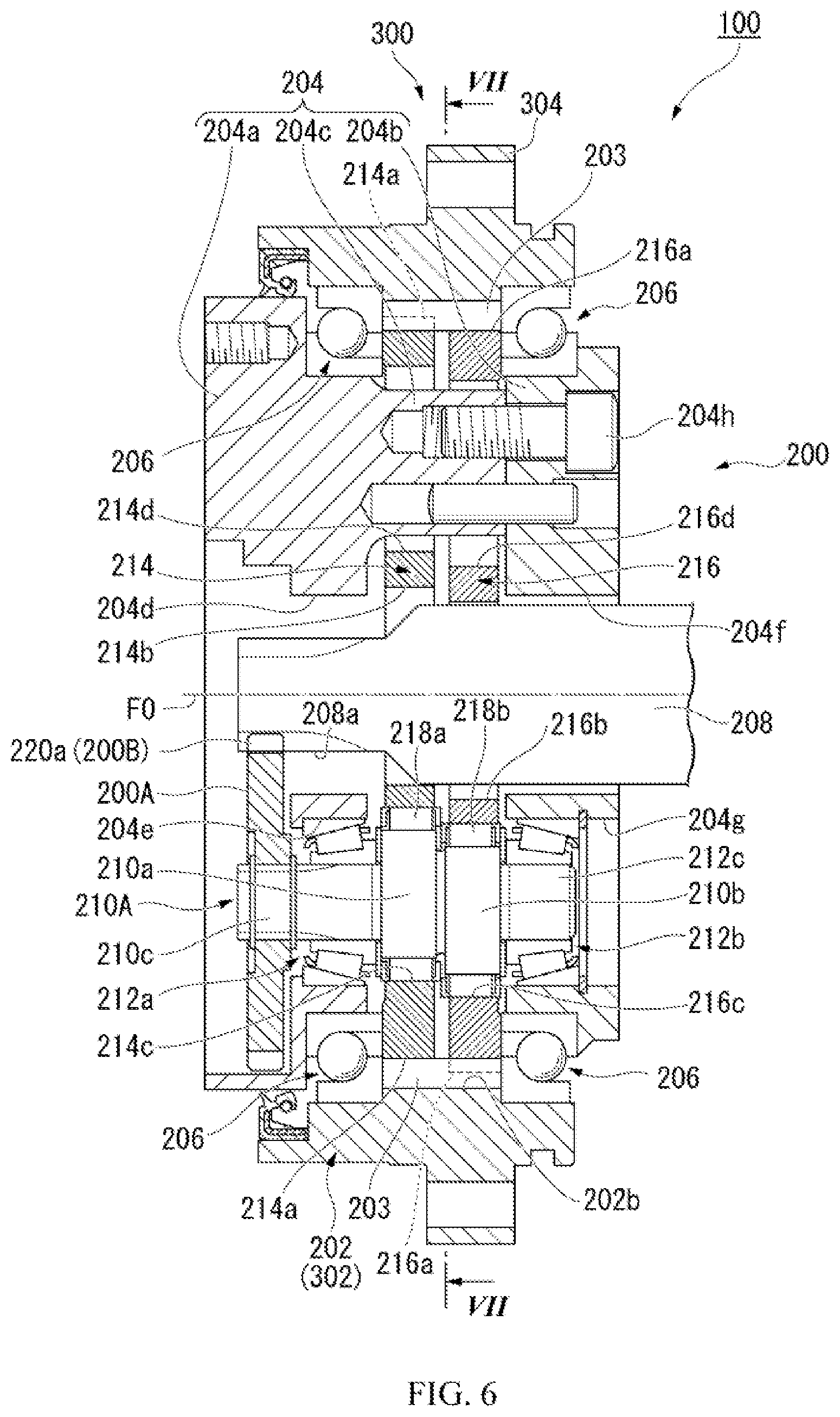 Patent US12320408 Figure 6 – Rotary feedthrough and robot