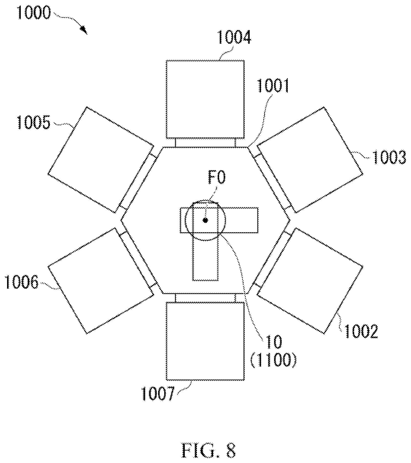 Patent US12320408 Figure 8 – Rotary feedthrough and robot