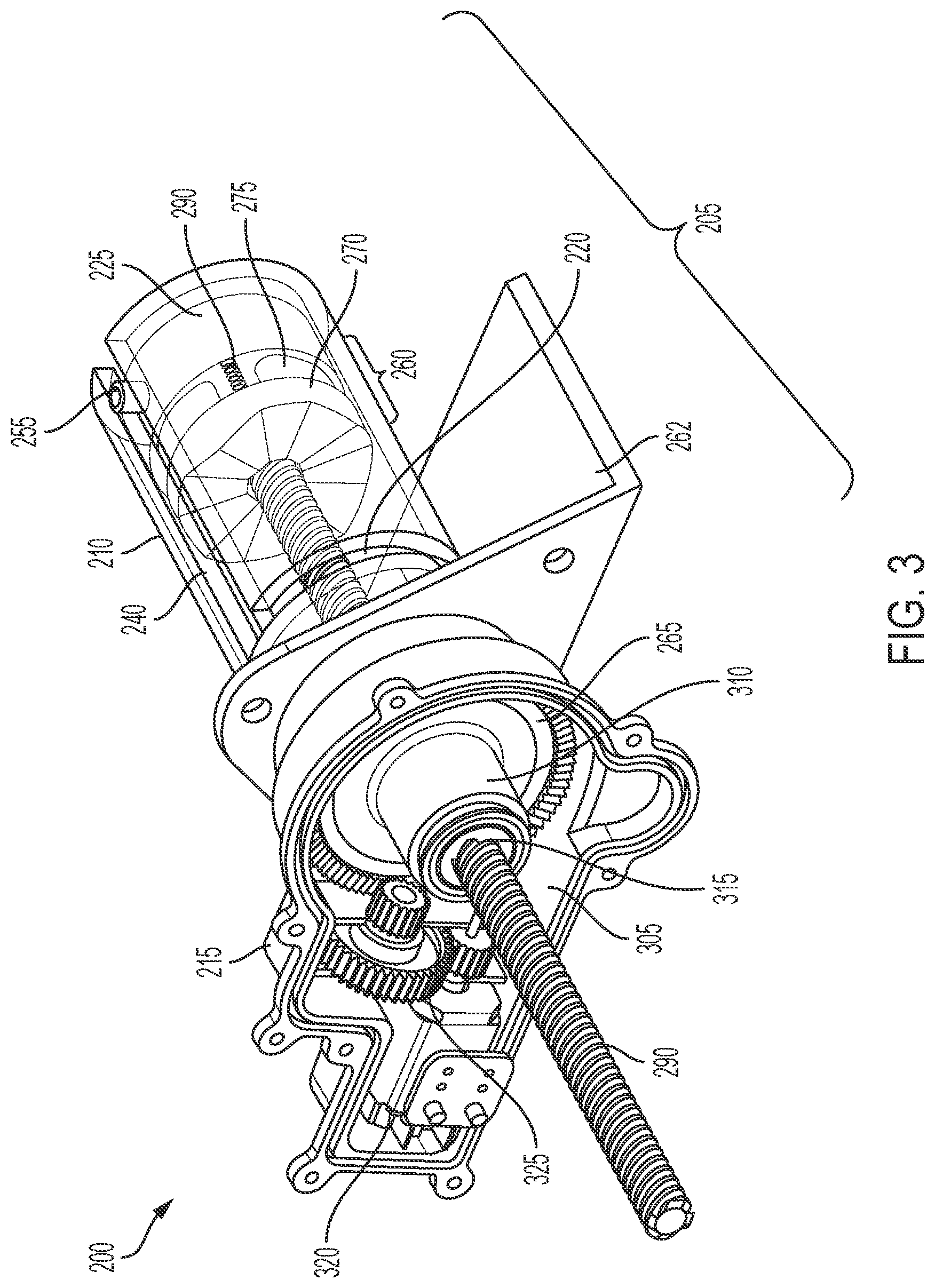 Patent US12320410 Figure 3 – Actuator mechanism