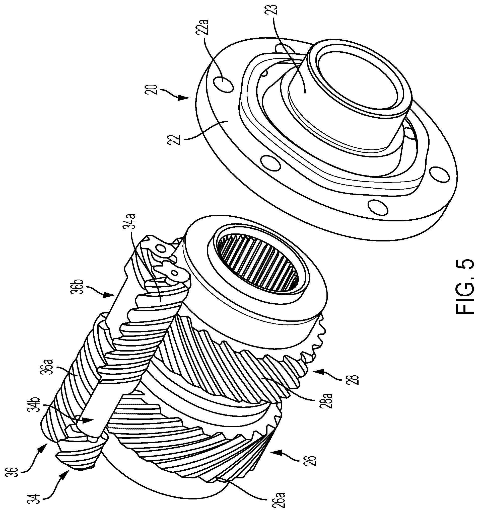 Patent US12320413 Figure 4 – Differential with stamped housing
