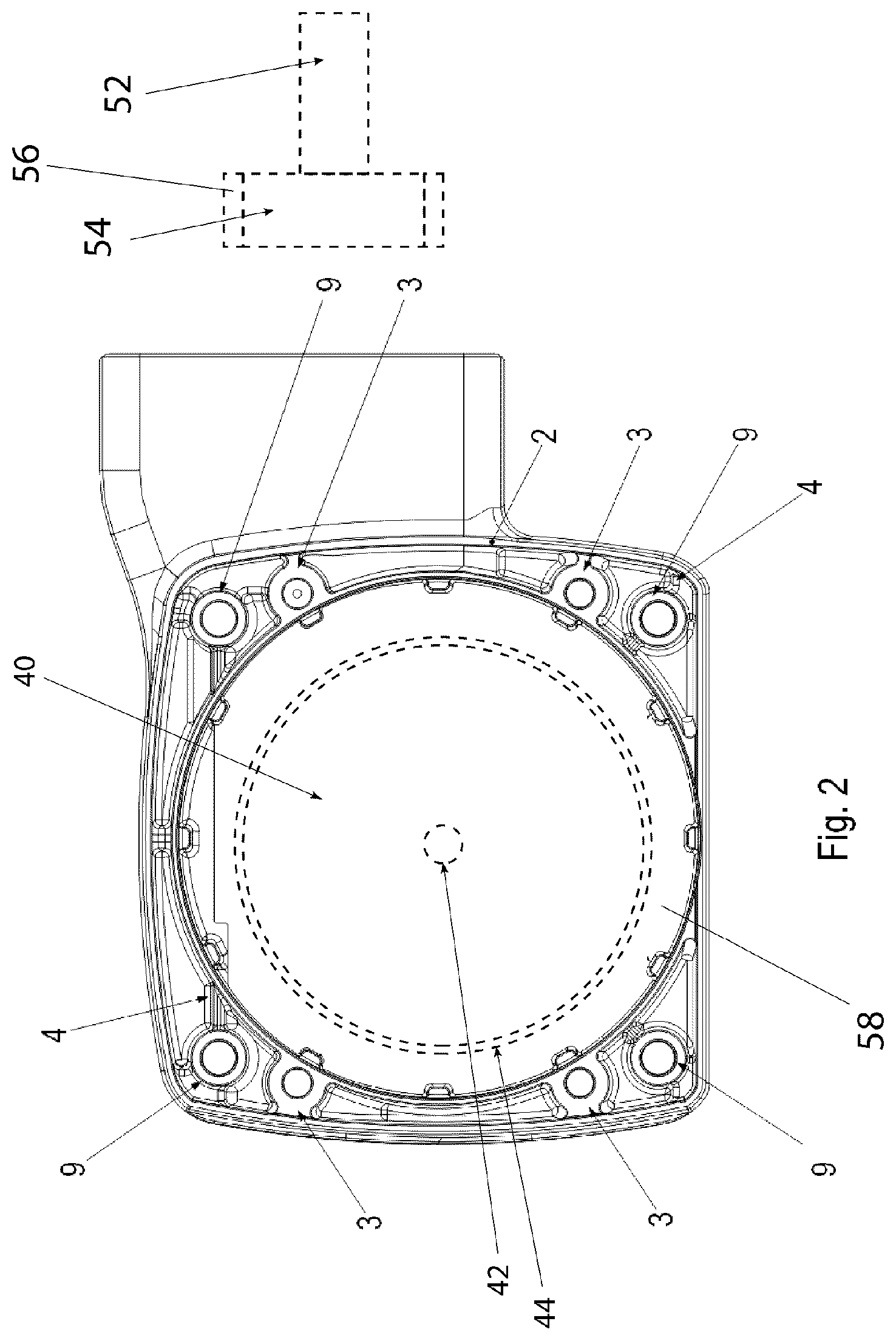 Patent US12320414 Figure 2 – Gear system having a housing part